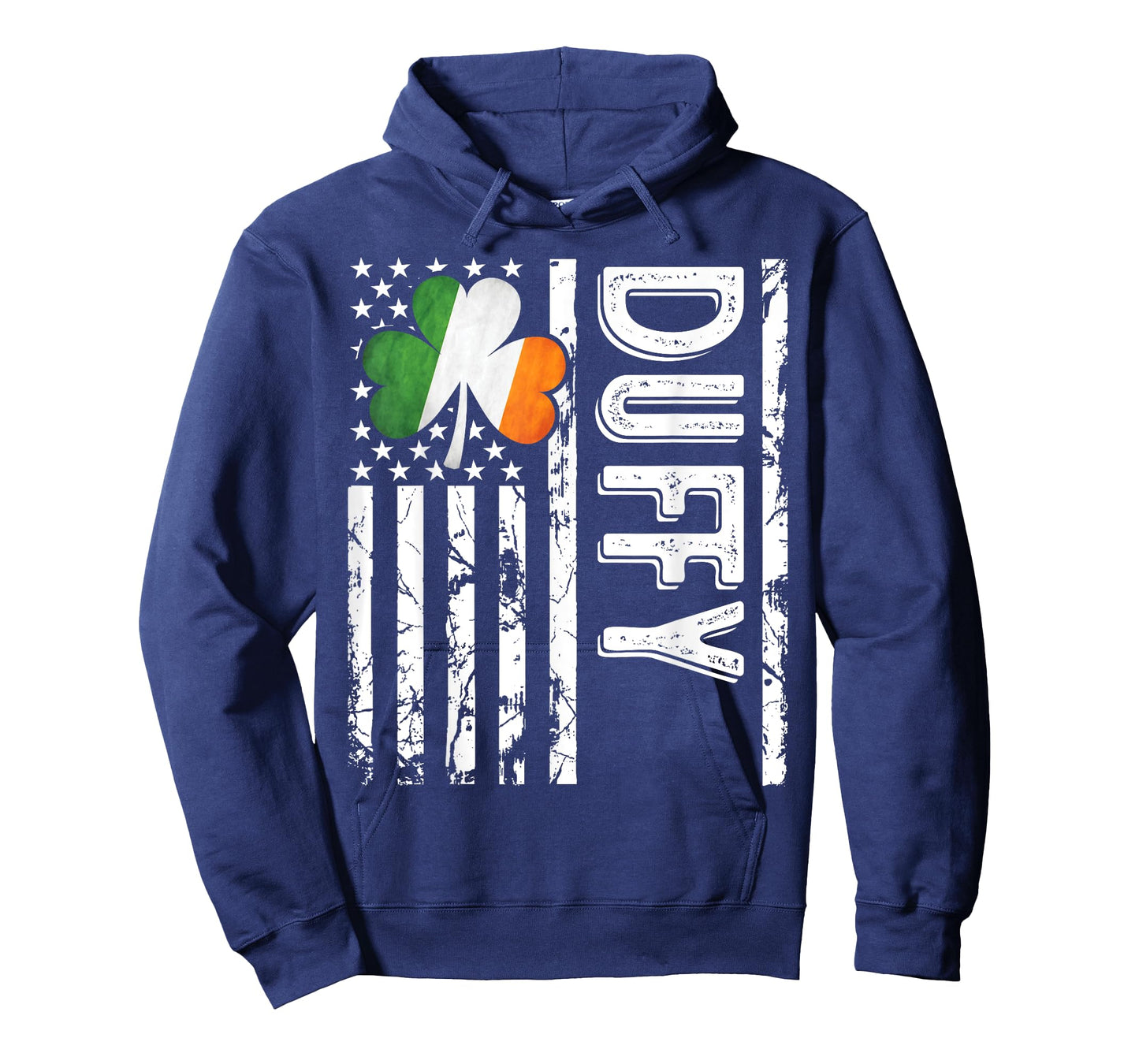 Duffy Last Name Irish Pride Flag USA St Patrick's Day T-Shirt