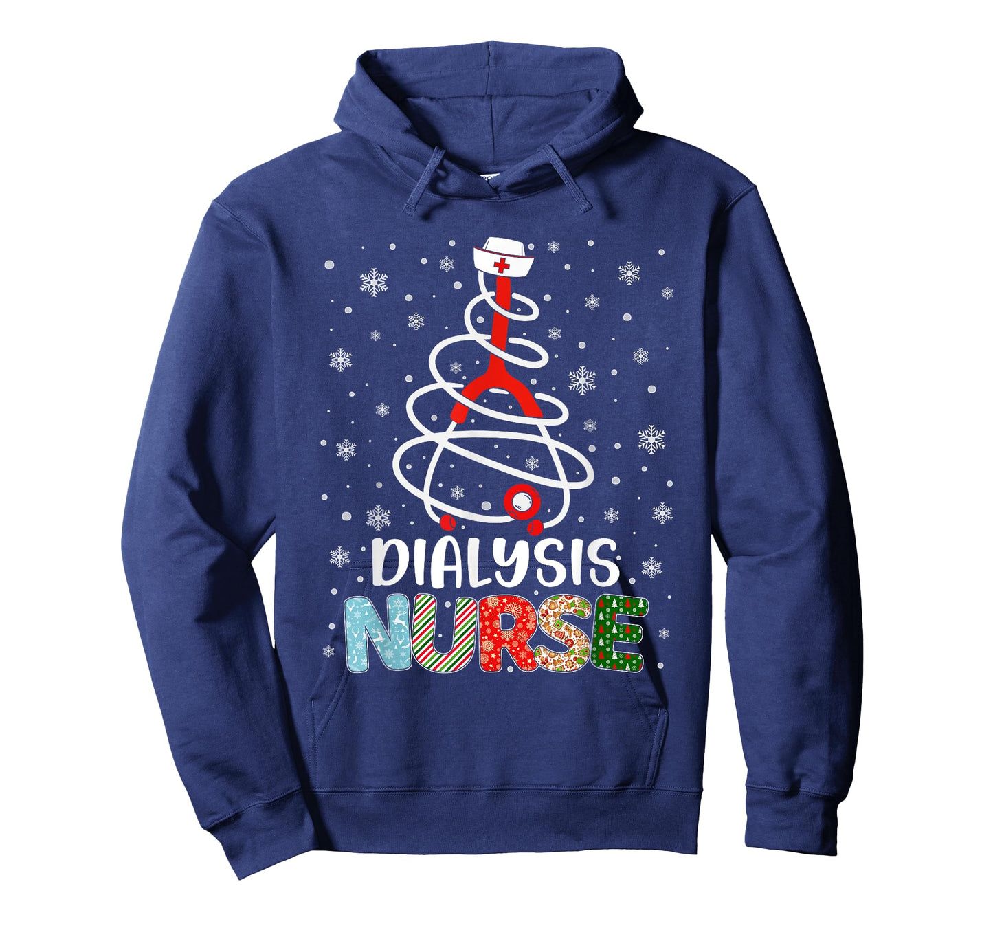 Cute Dialysis Nurse Xmas Tree Merry Christmas Nurse Nursing T-Shirt