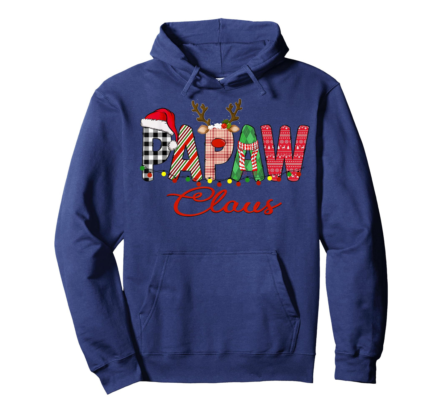 Papaw Claus Santa Family Matching Christmas T-Shirt