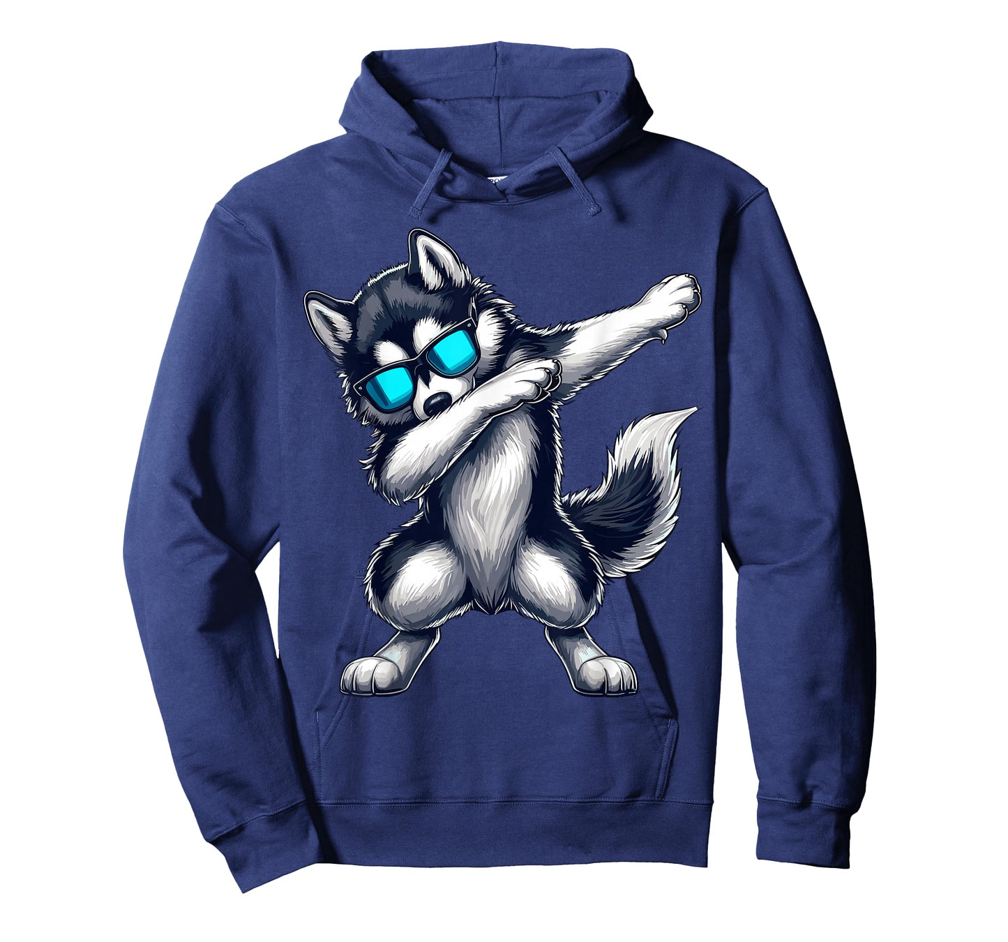 Dabbing Siberian Husky with Sunglasses Siberian Husky Dog T-Shirt