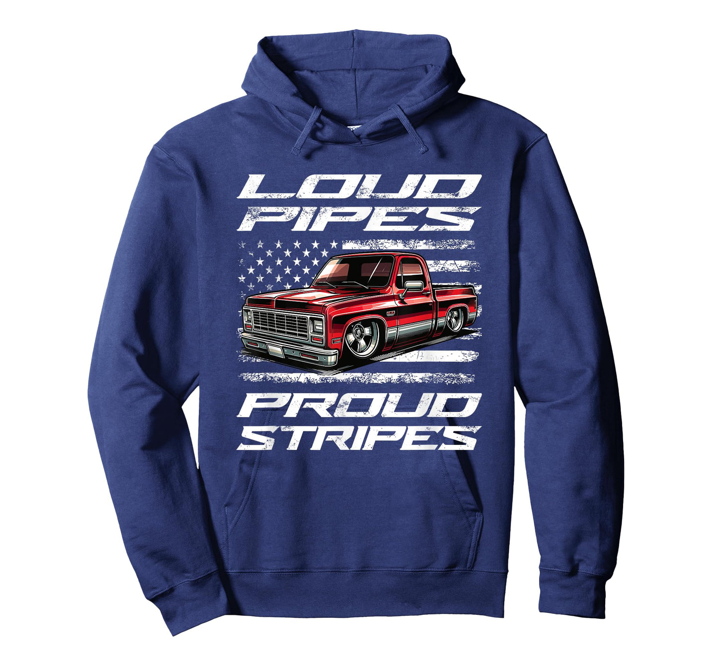 Patriotic American Square Body Truck Enthusiast Vintage USA T-Shirt