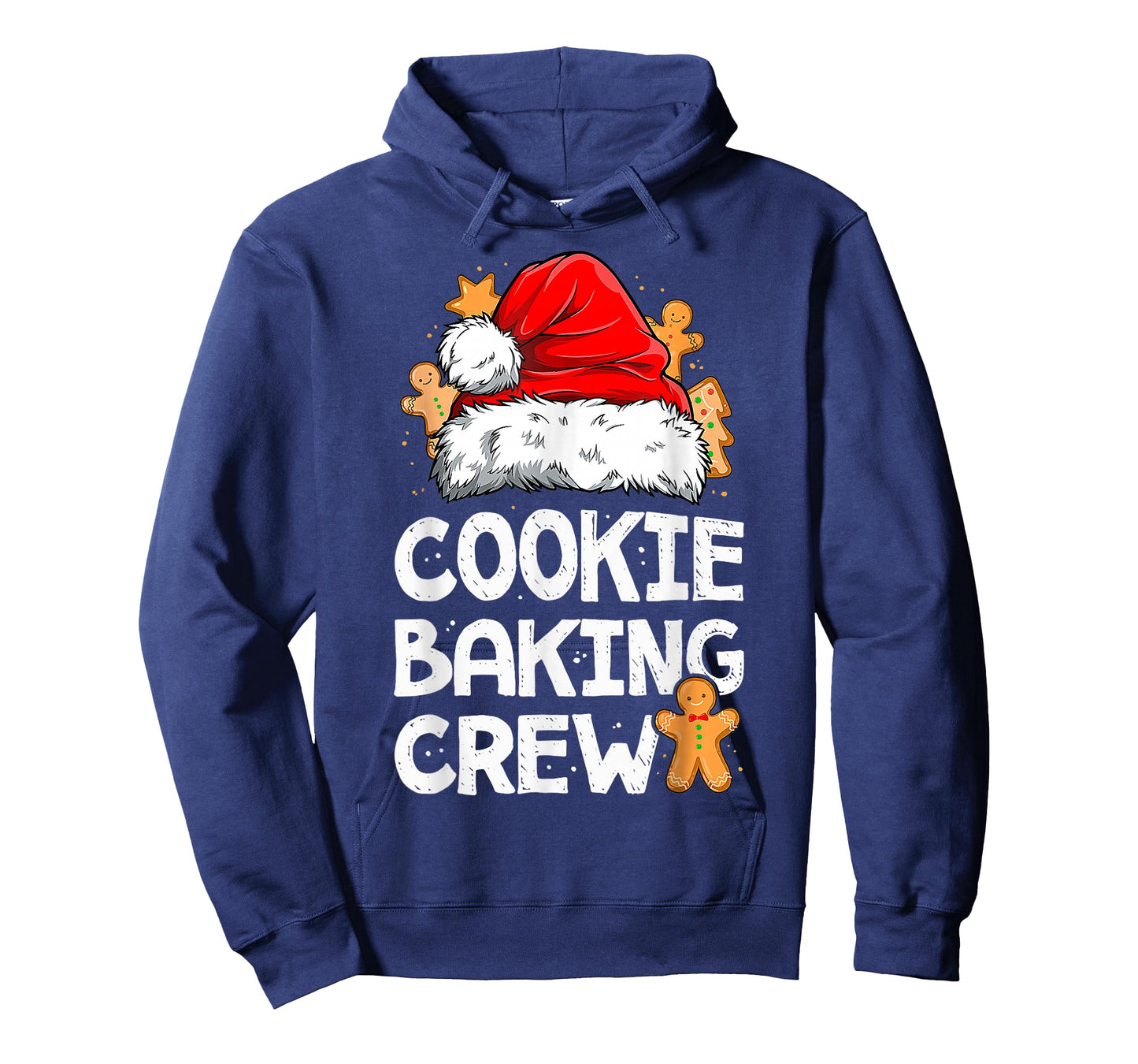 Cookie Baking Crew Funny Christmas Lights Santa Baker Cookie T-Shirt