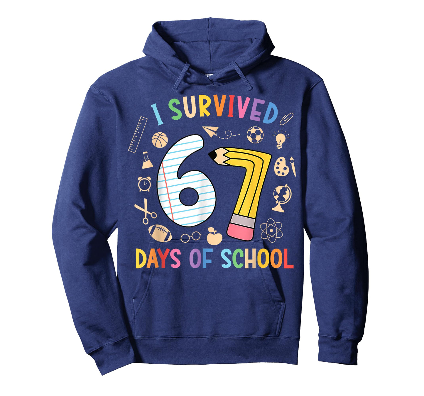 I Survived 67 Days of School Funny 67 Meme Teacher Student T-Shirt