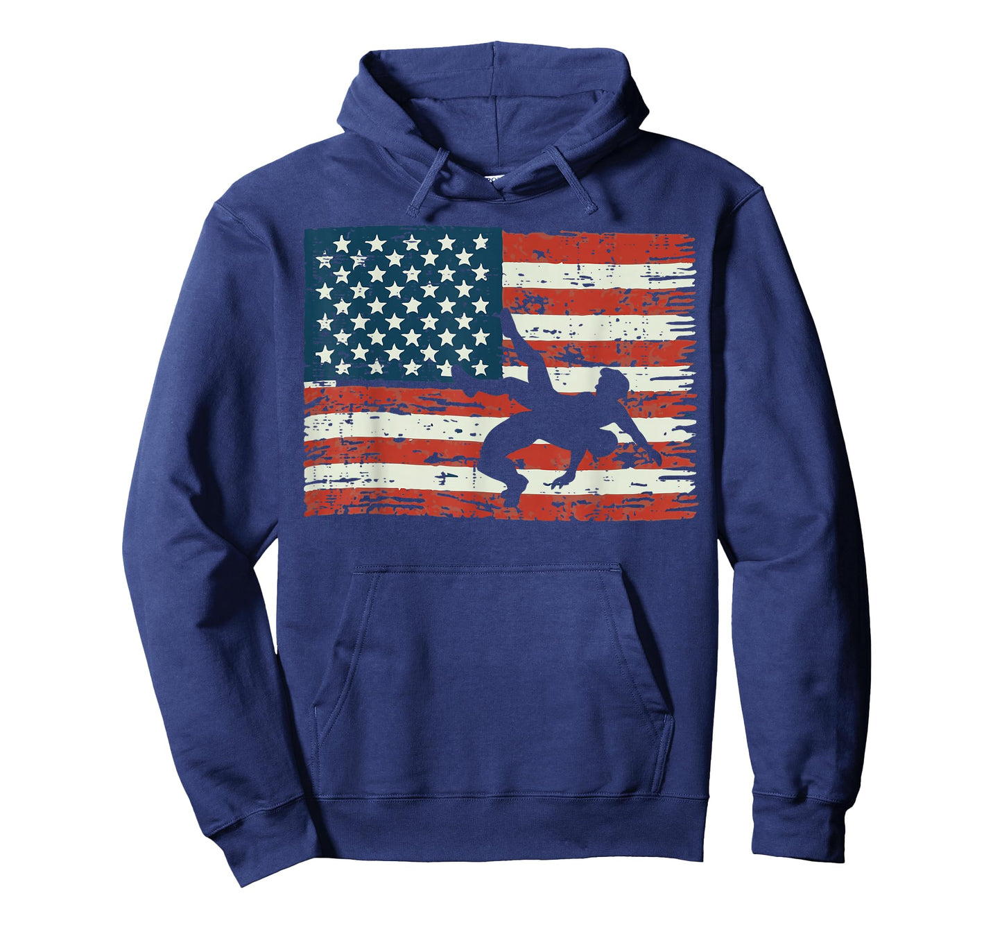 Wrestling Suplex USA Flag Wrestler Patriotic Men Boys Kids T-Shirt