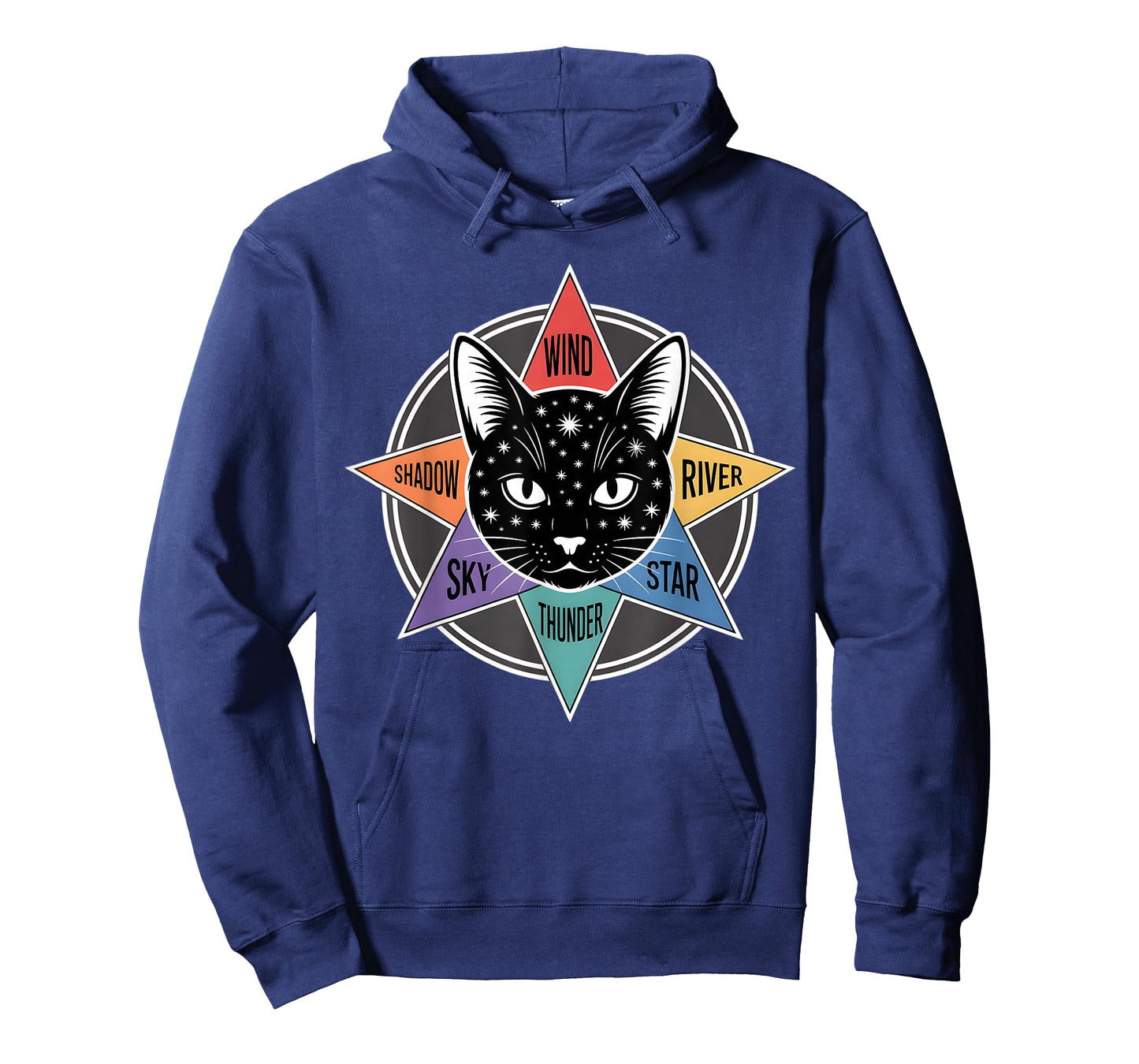 Wind Shadow River Star Thunder Sky Cat Feline Warriors T-Shirt