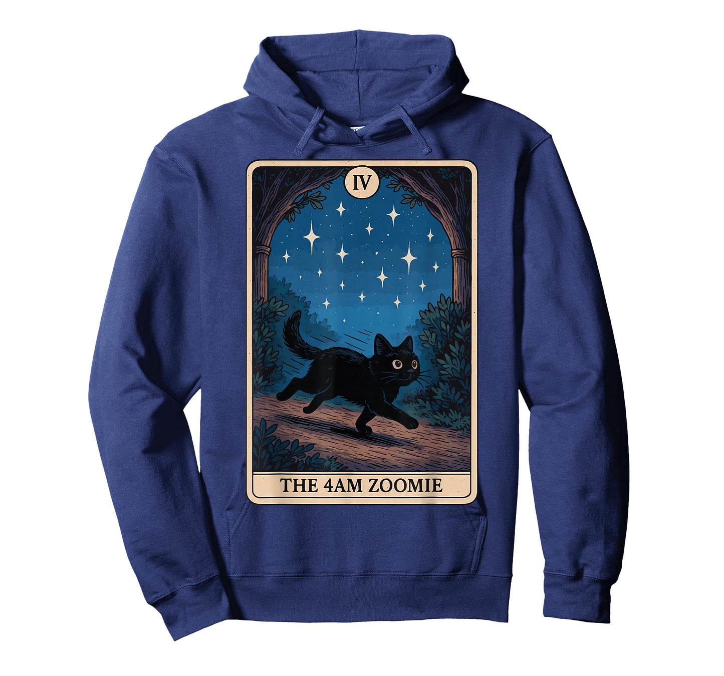 The 4AM Zoomie Cat Tarot Card T-Shirt