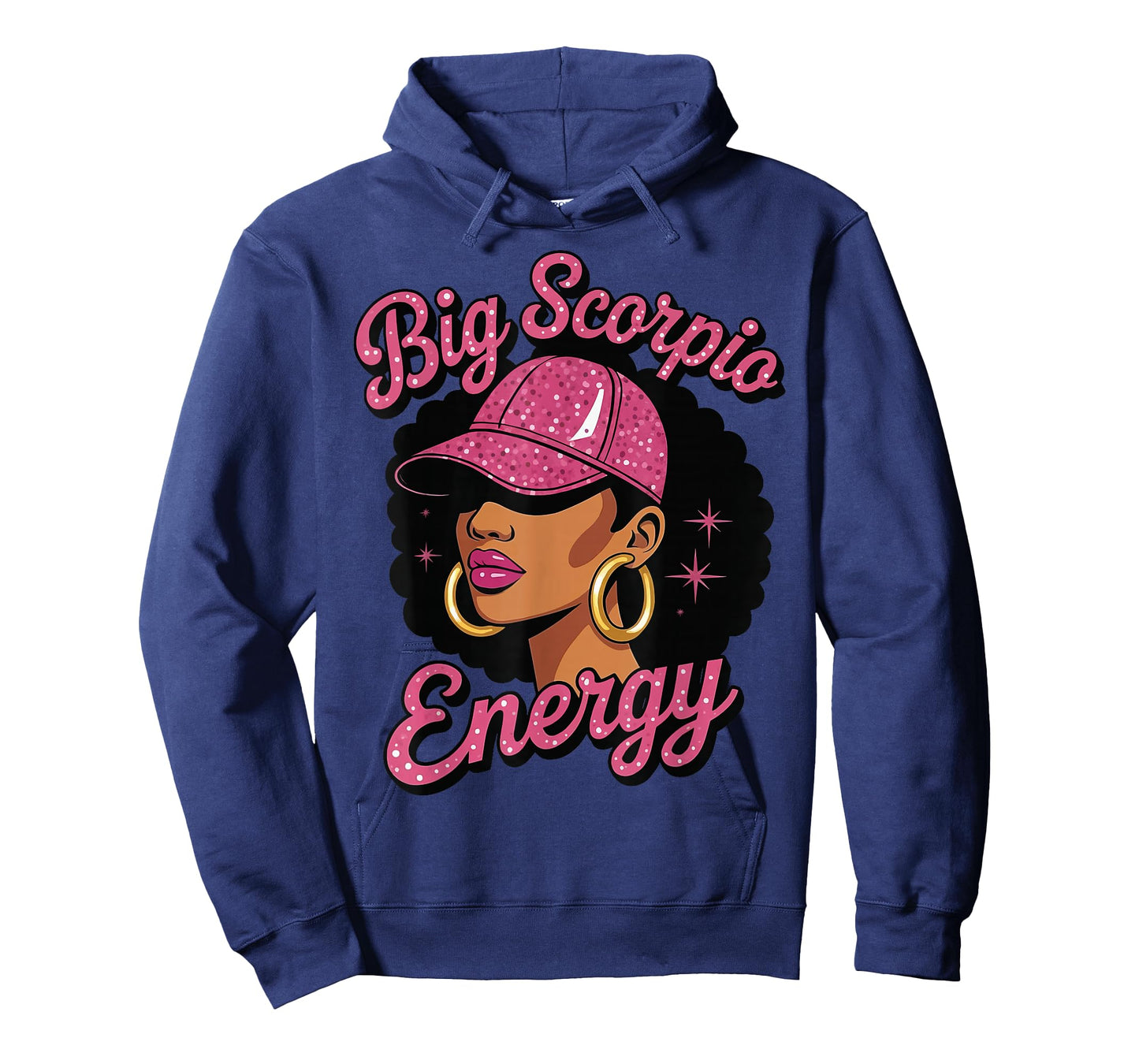 Big Scorpio Energy Black Girl T-Shirt