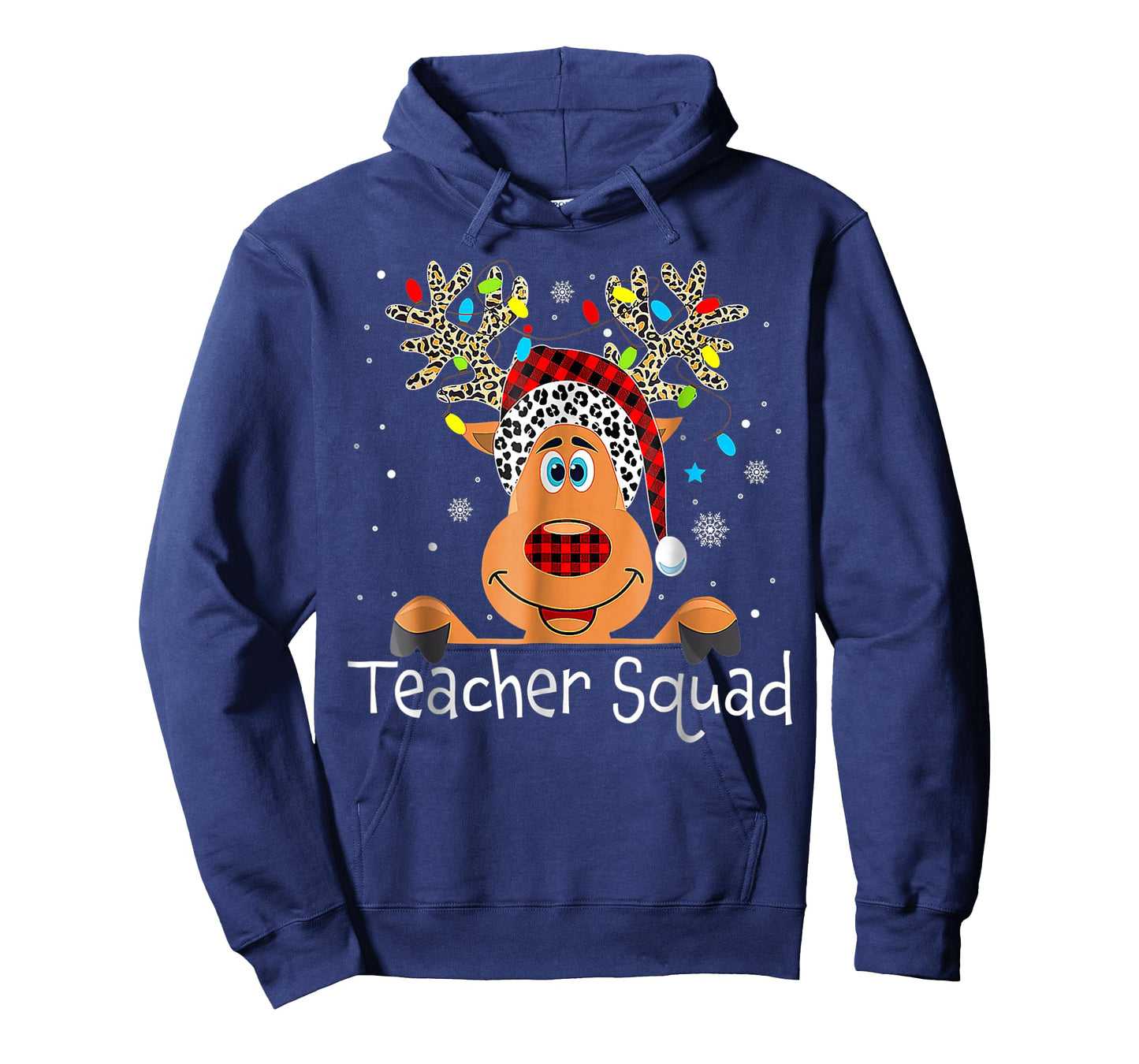 Teacher Squad Reindeer Christmas Xmas T-Shirt