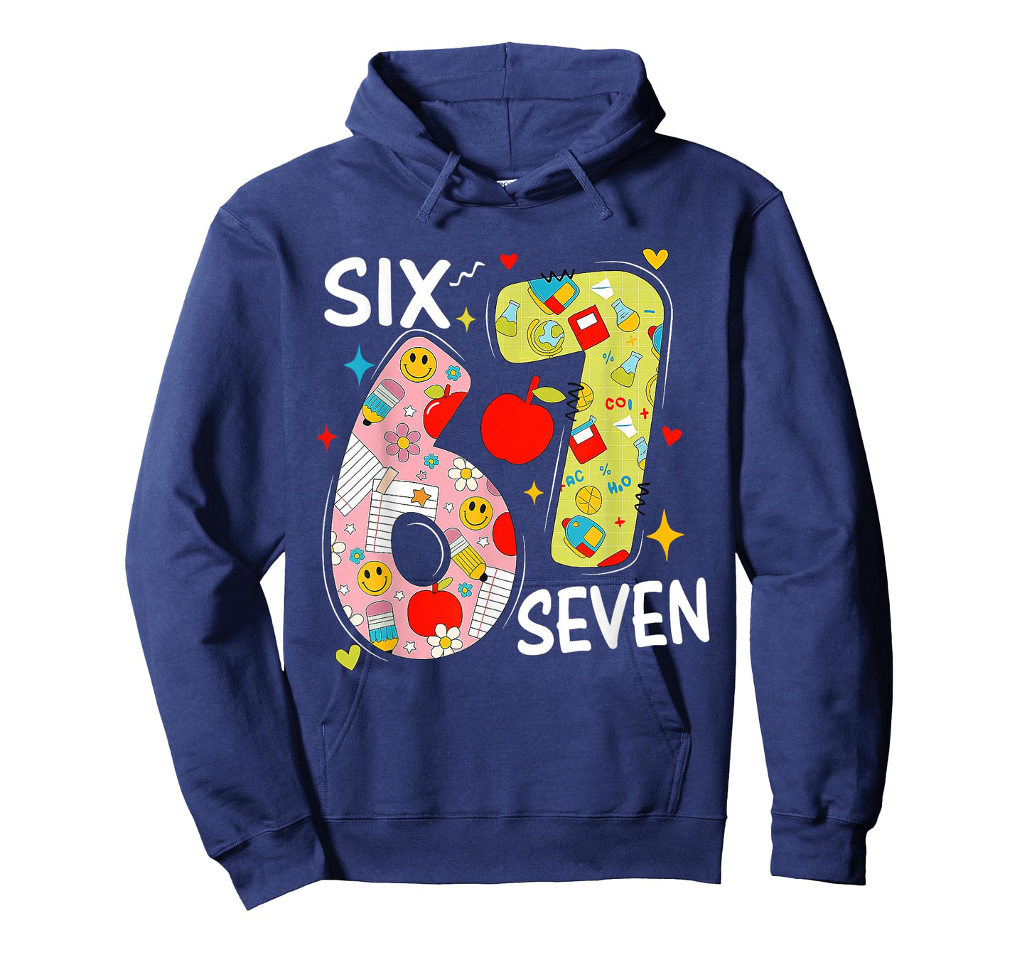 67 Meme Six Seven Number 6-7 6 7 Funny 67 Days Smarter T-Shirt