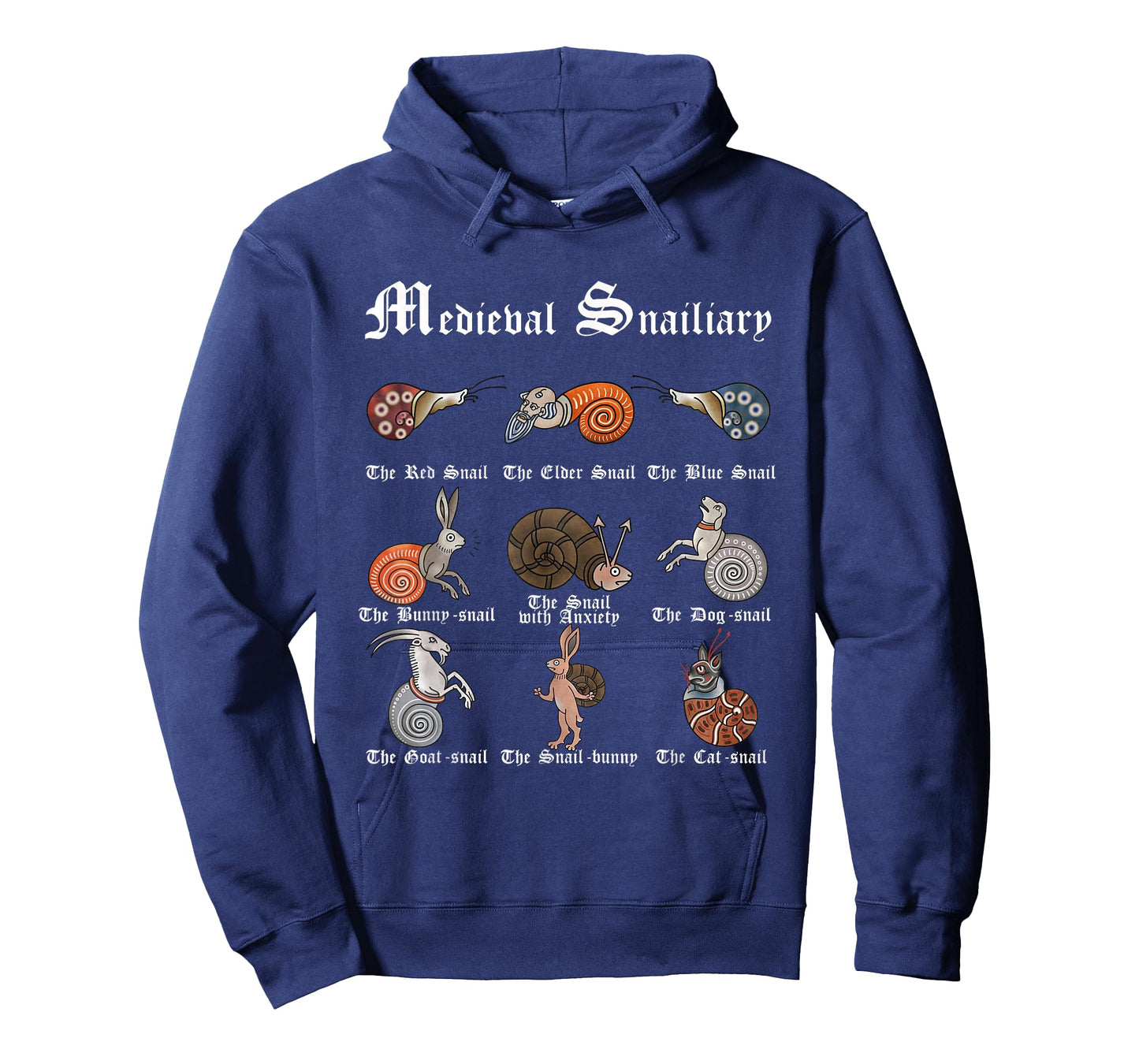 Medieval Marginalia - Medieval Snailiary - Snails T-Shirt