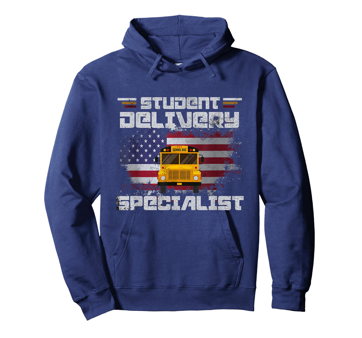School Bus Driver's American Flag Pride | School Bus Driver T-Shirt