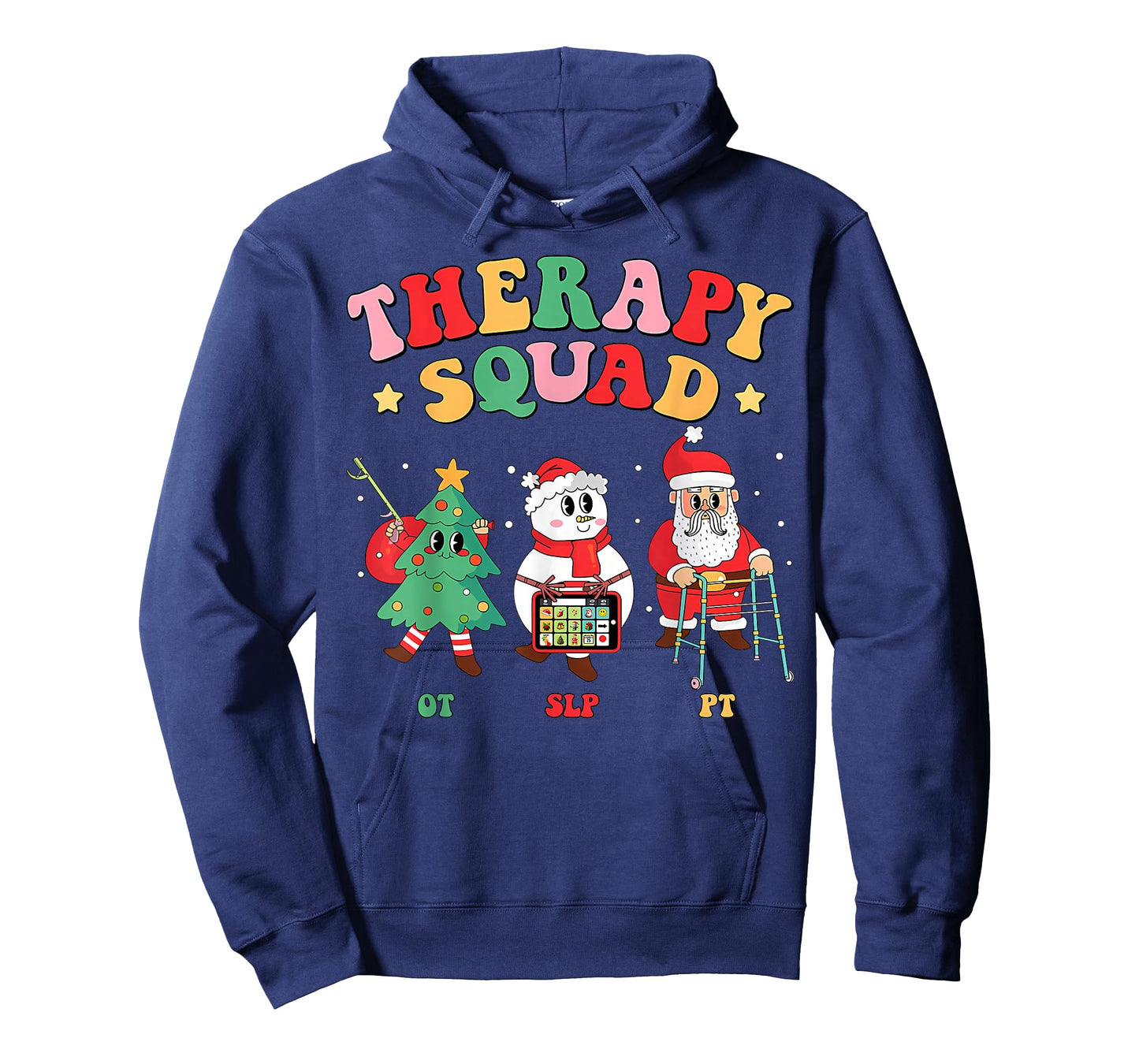 Christmas Occupational Therapy Snowman Nurse OT T-Shirt