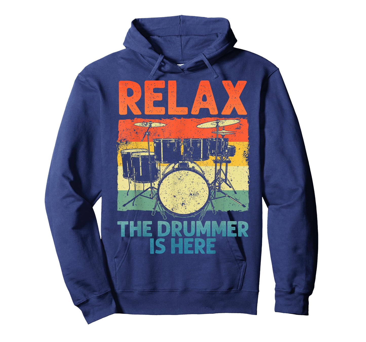Funny Drumming Art for Men Women Drumline Drum Set Drummer T-Shirt