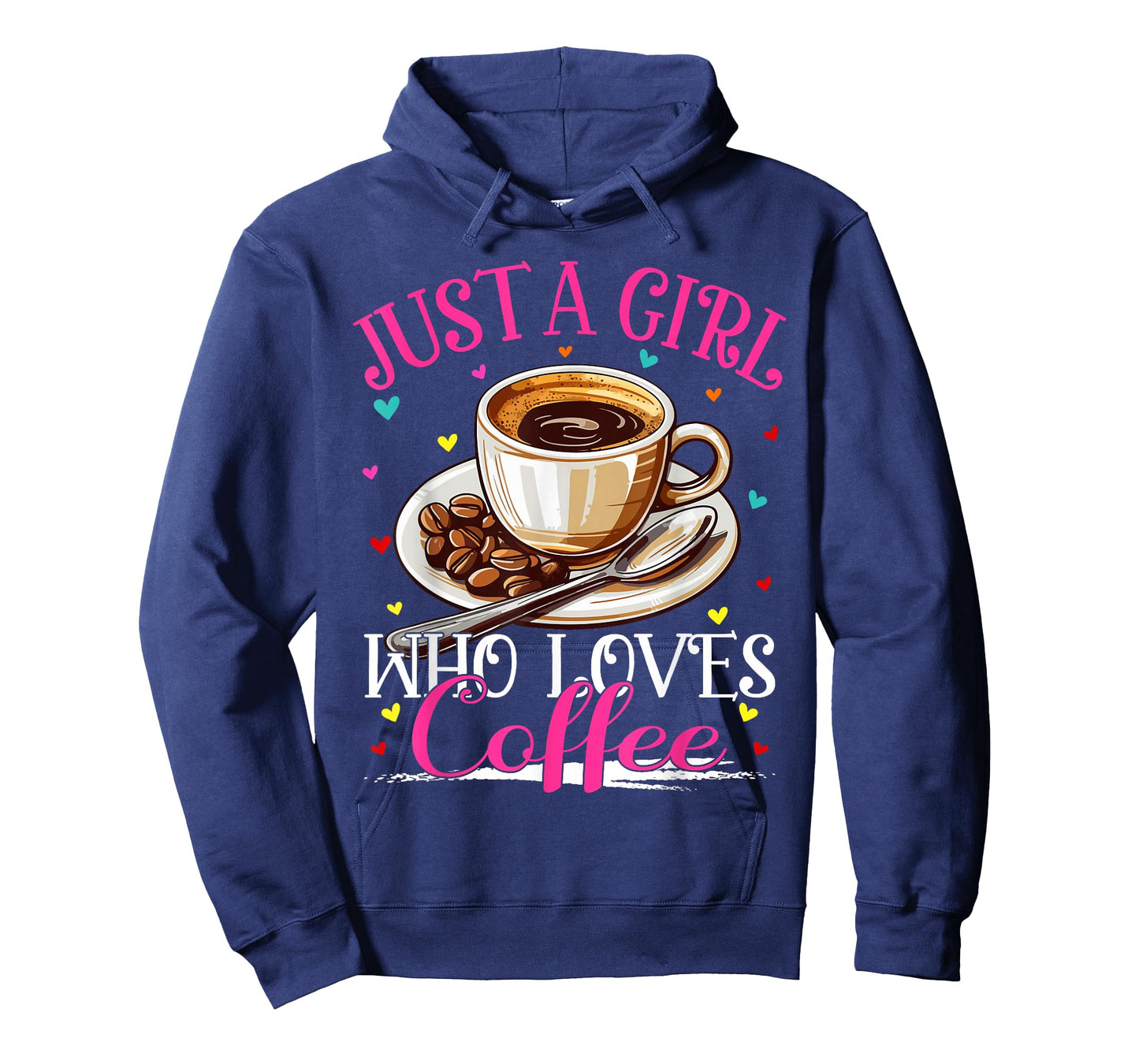 Just A Girl Who Loves Coffee For Women Girls T-Shirt