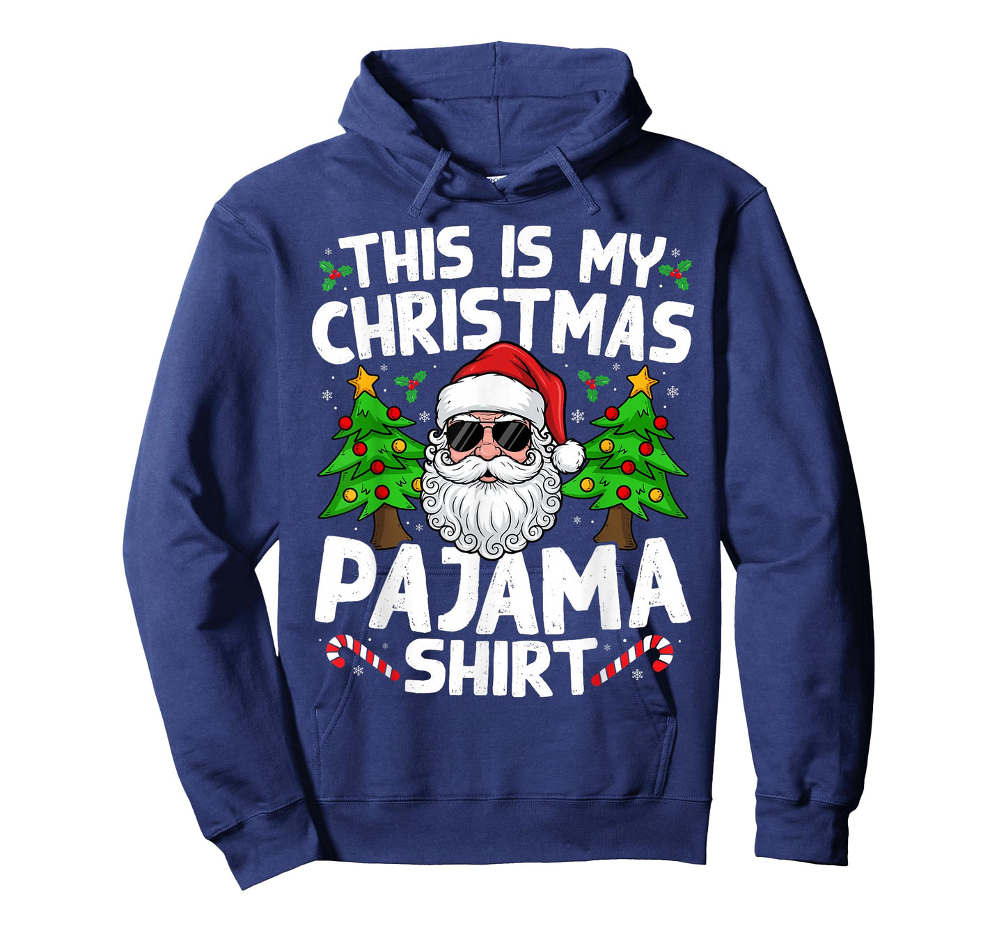 This is My Christmas Pajama Shirt Funny Xmas Santa Men Women T-Shirt