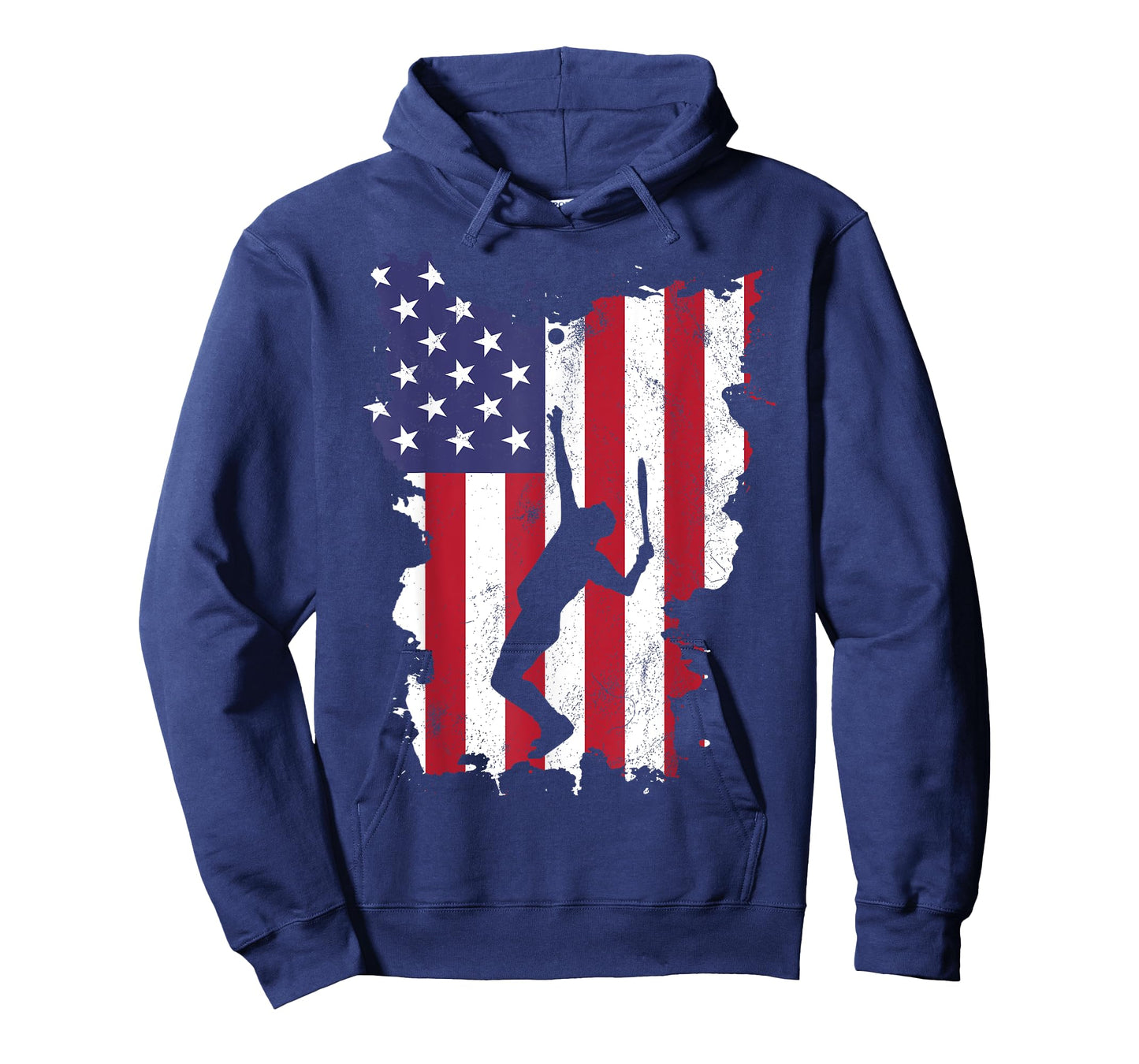 Vintage 4th Of July USA Flag Tennis T-Shirt