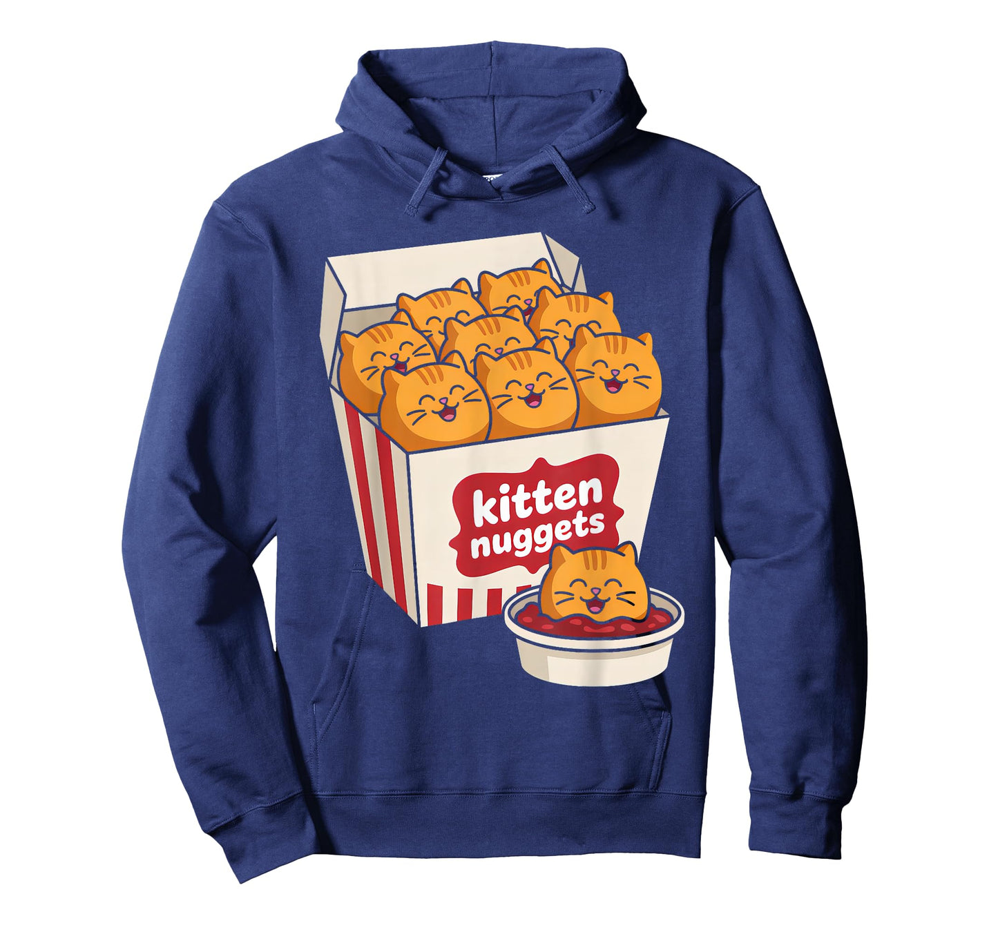 Funny Cat Owner Kitten Nuggets Food Pun Cat Lover Men Women T-Shirt