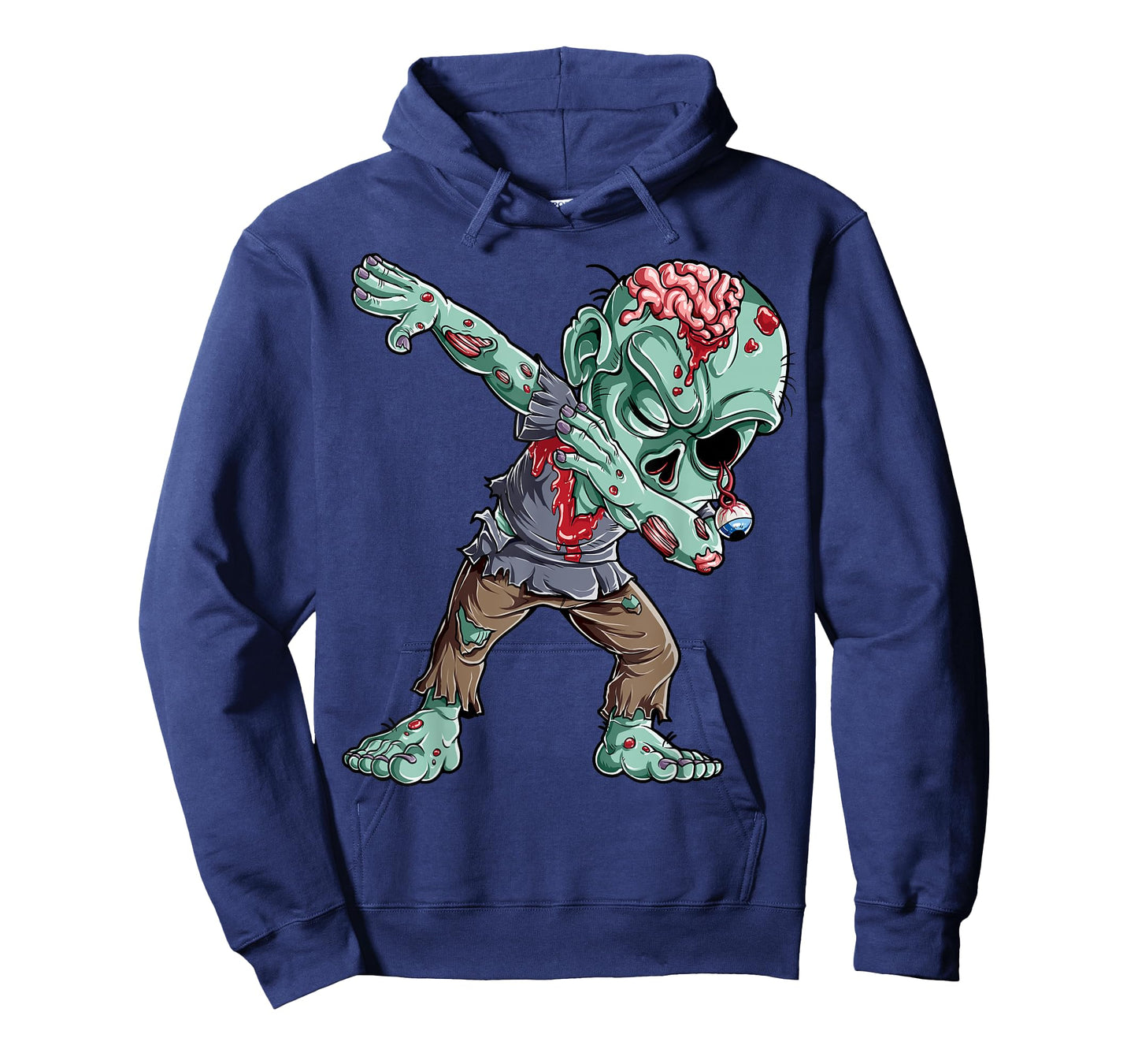Halloween Dabbing Zombie Brain Funny Boys Men Dab Dance T-Shirt