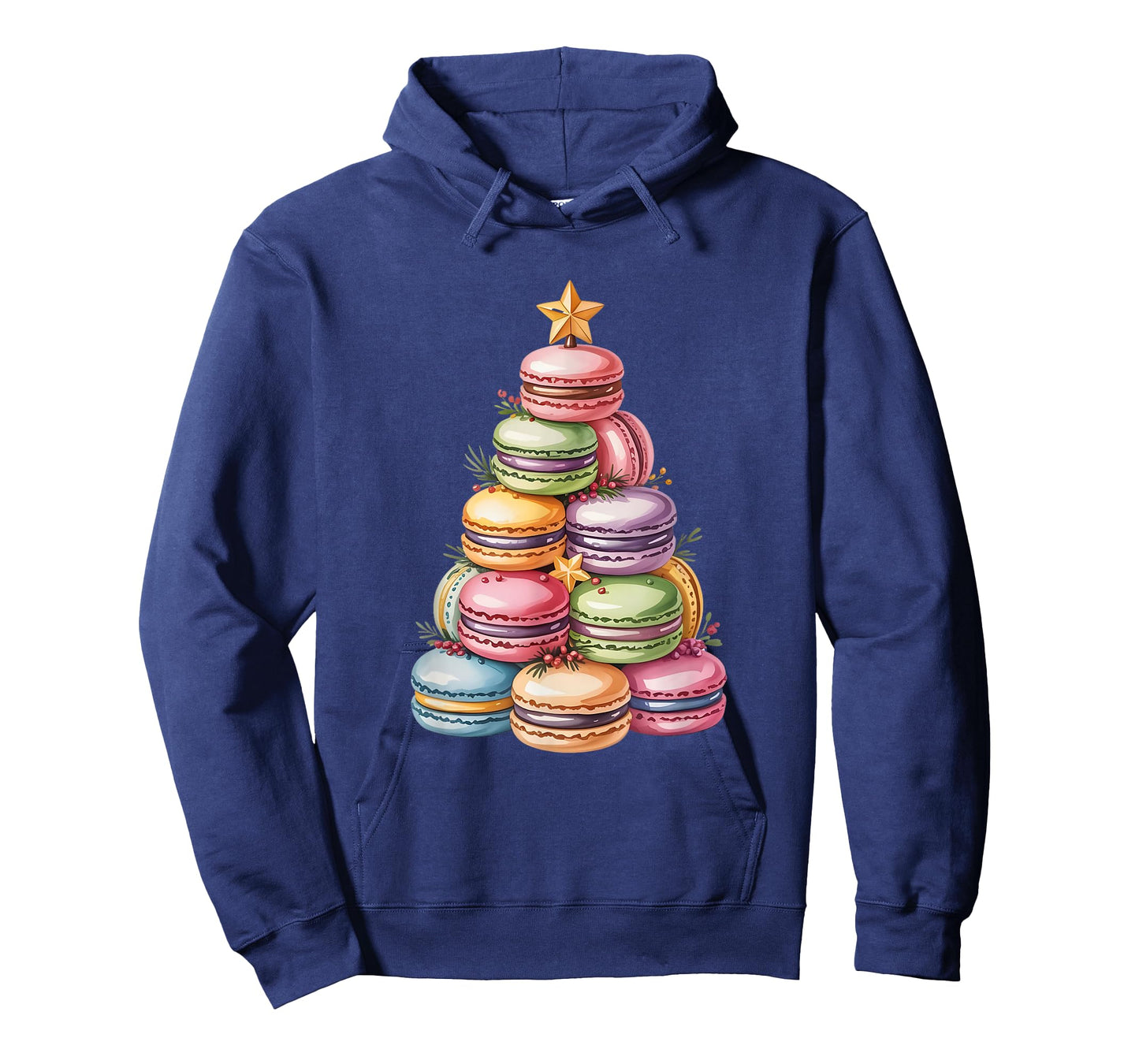 Cute Macaron Cookie Christmas Tree Holiday Baking Aesthetic T-Shirt