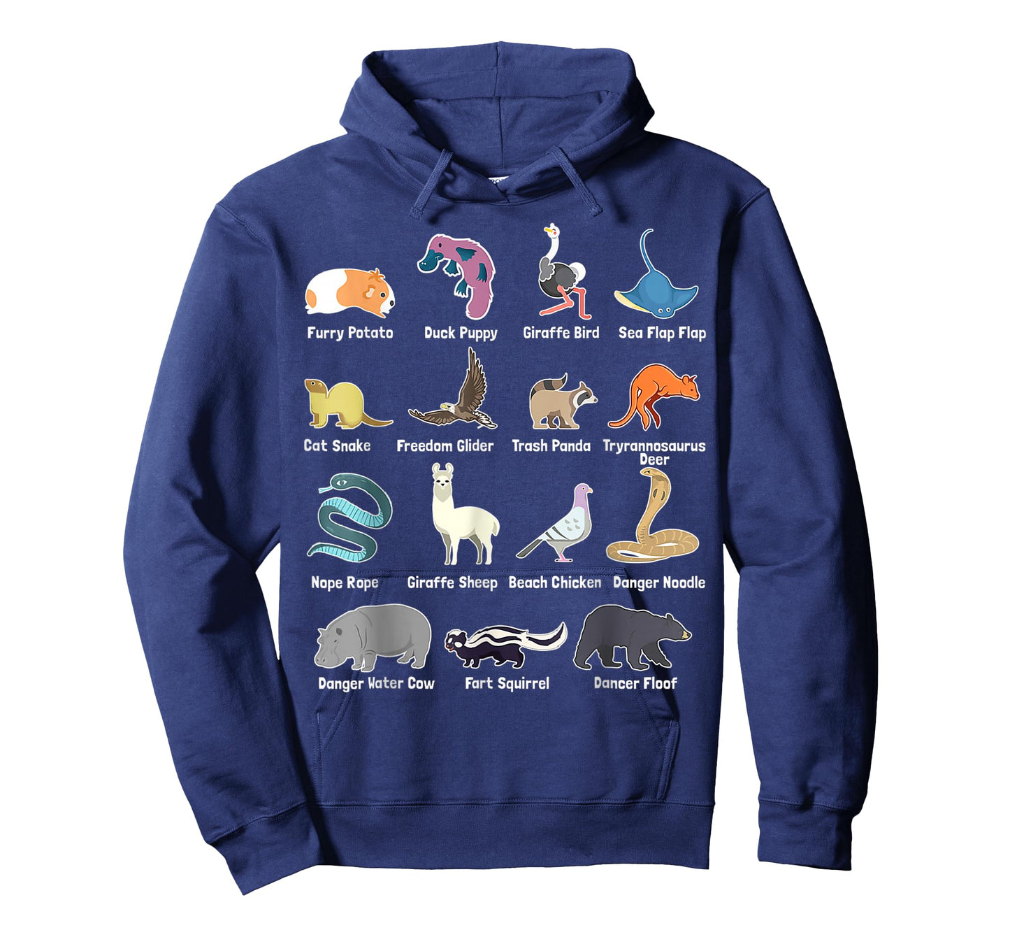 Animals Of The World - Rare Exotic Animals Funny Memes Gift T-Shirt