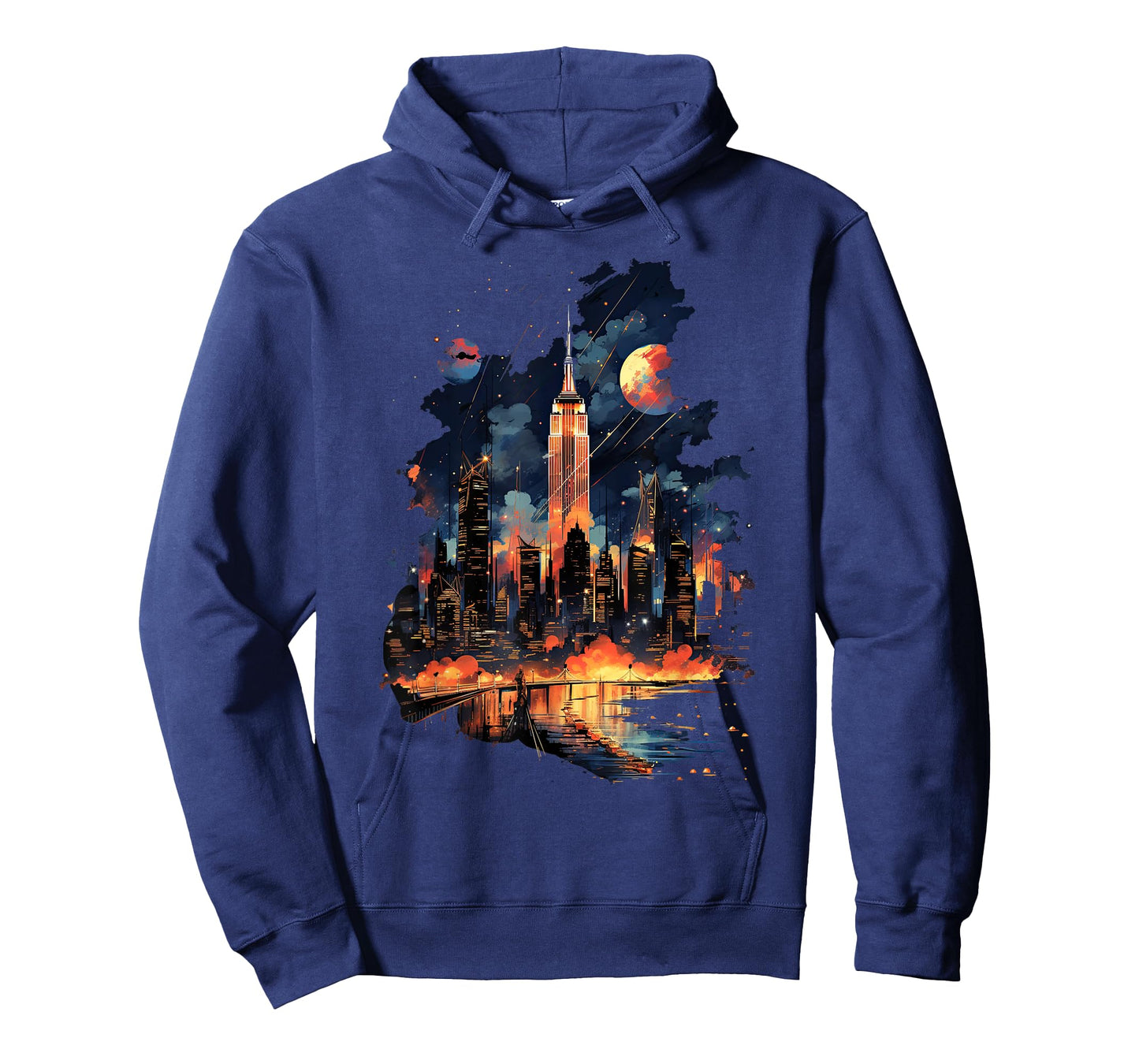New York City Downtown Skyline Statue of Liberty NYC T-Shirt