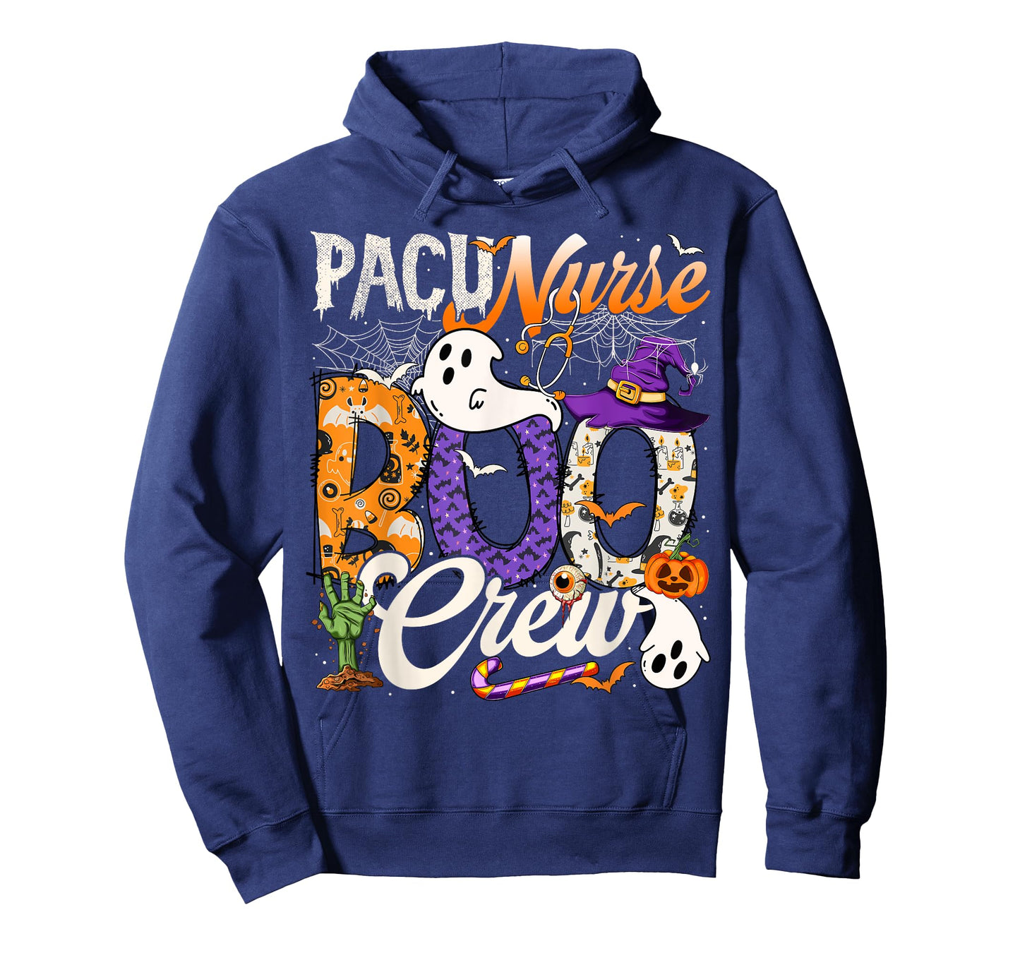 Cute PACU Nurse Boo Crew Nurse Halloween Ghost Costume T-Shirt