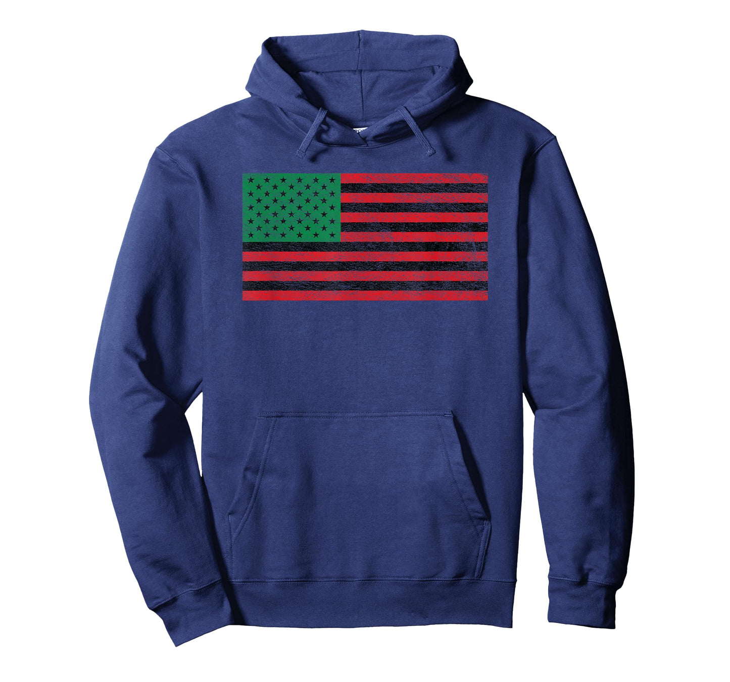 PAN AFRICAN USA AMERICAN FLAG BLACK LIBERATION PRIDE T-Shirt