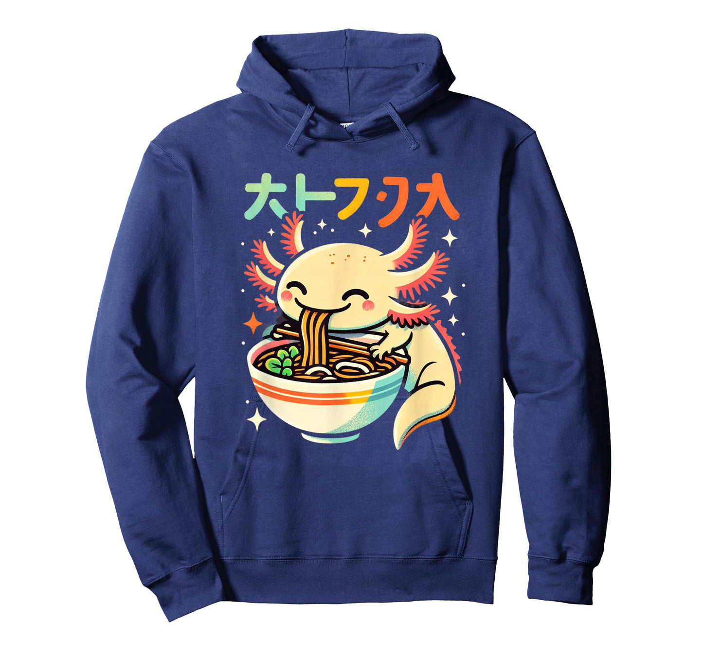 Axolotl Ramen Kawaii Neko Japanese Noodles Aesthetic T-Shirt