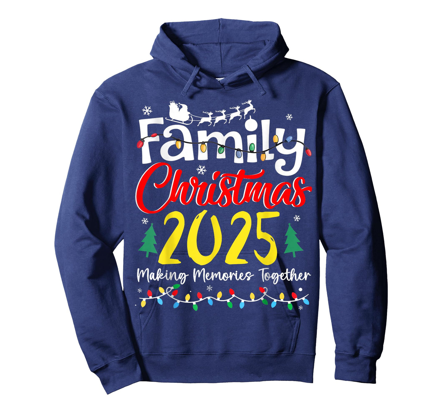Family Christmas 2025 Matching Outfit Xmas Squad Santa T-Shirt