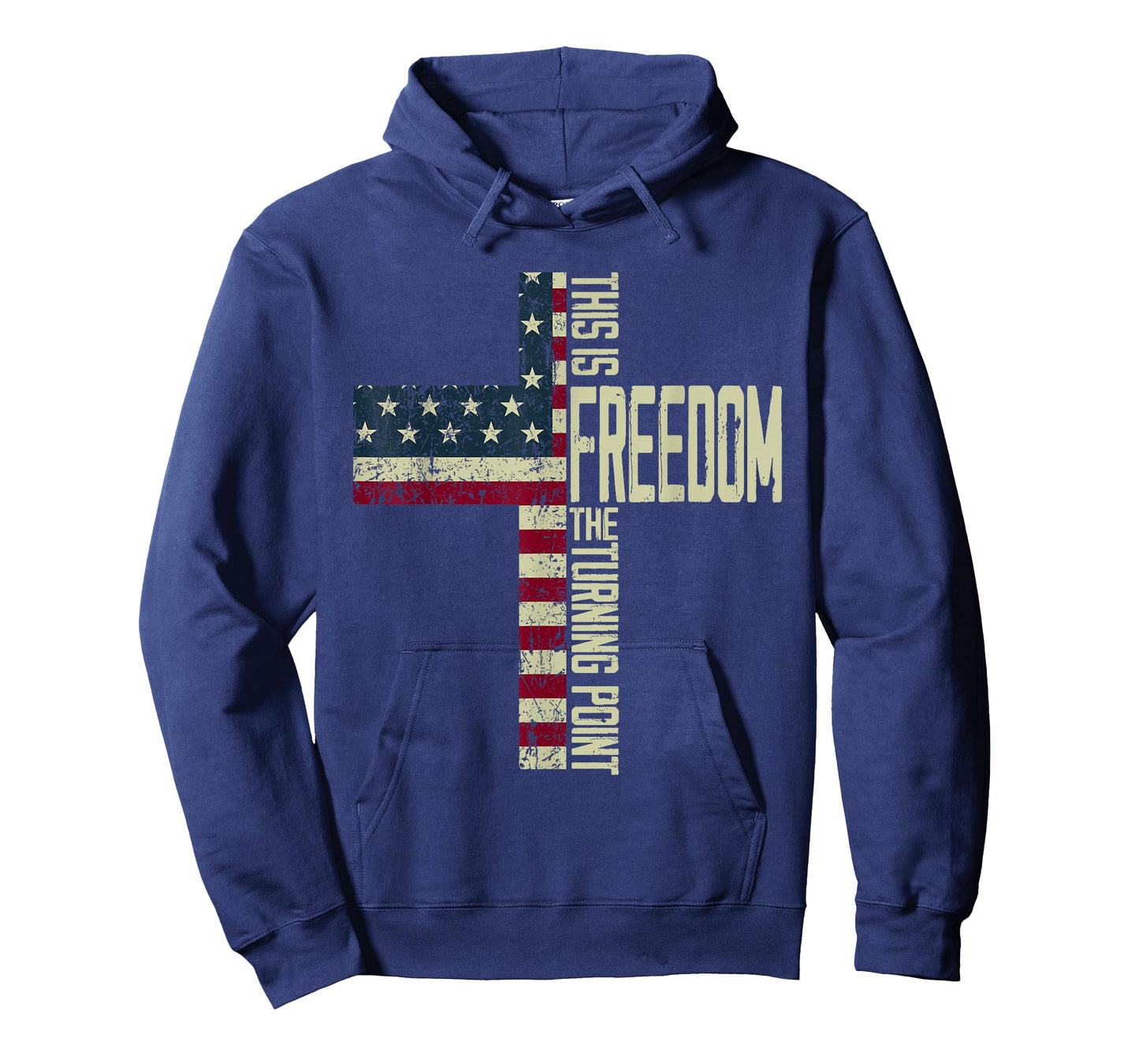 This is The Turning Point Patriotic Christian Faith USA Flag T-Shirt