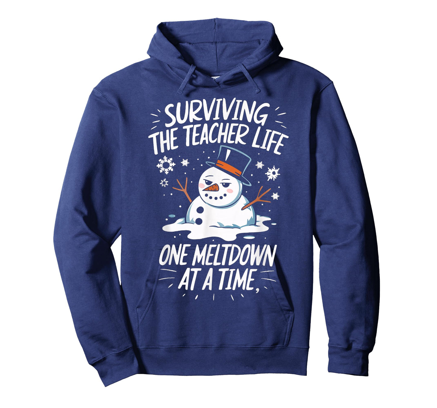 Surviving The Teacher Life One Meltdown At A Time Christmas T-Shirt