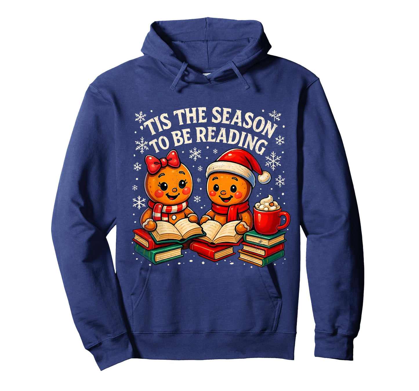 ’Tis The Season to Be Reading Book Lover Design T-Shirt