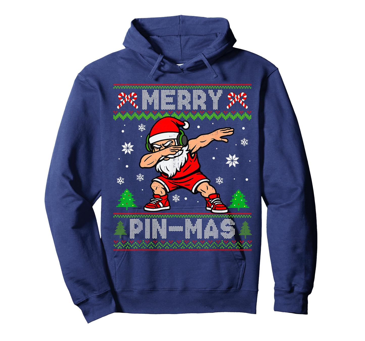 Wrestling Ugly Christmas Dabbing Santa Wrestler Men Boy Kids T-Shirt