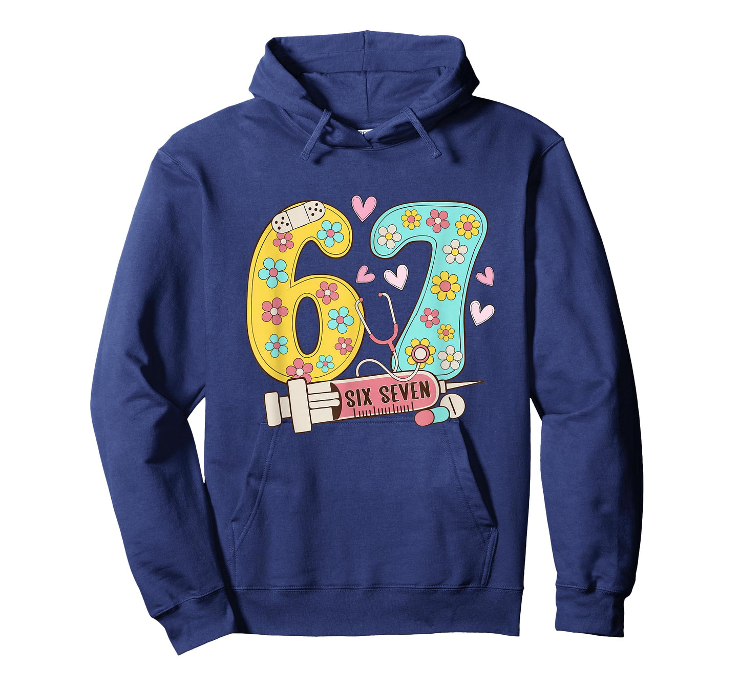 67 Shirt for Nurse 6 7 Meme Women Doctor Nursing Six Seven T-Shirt