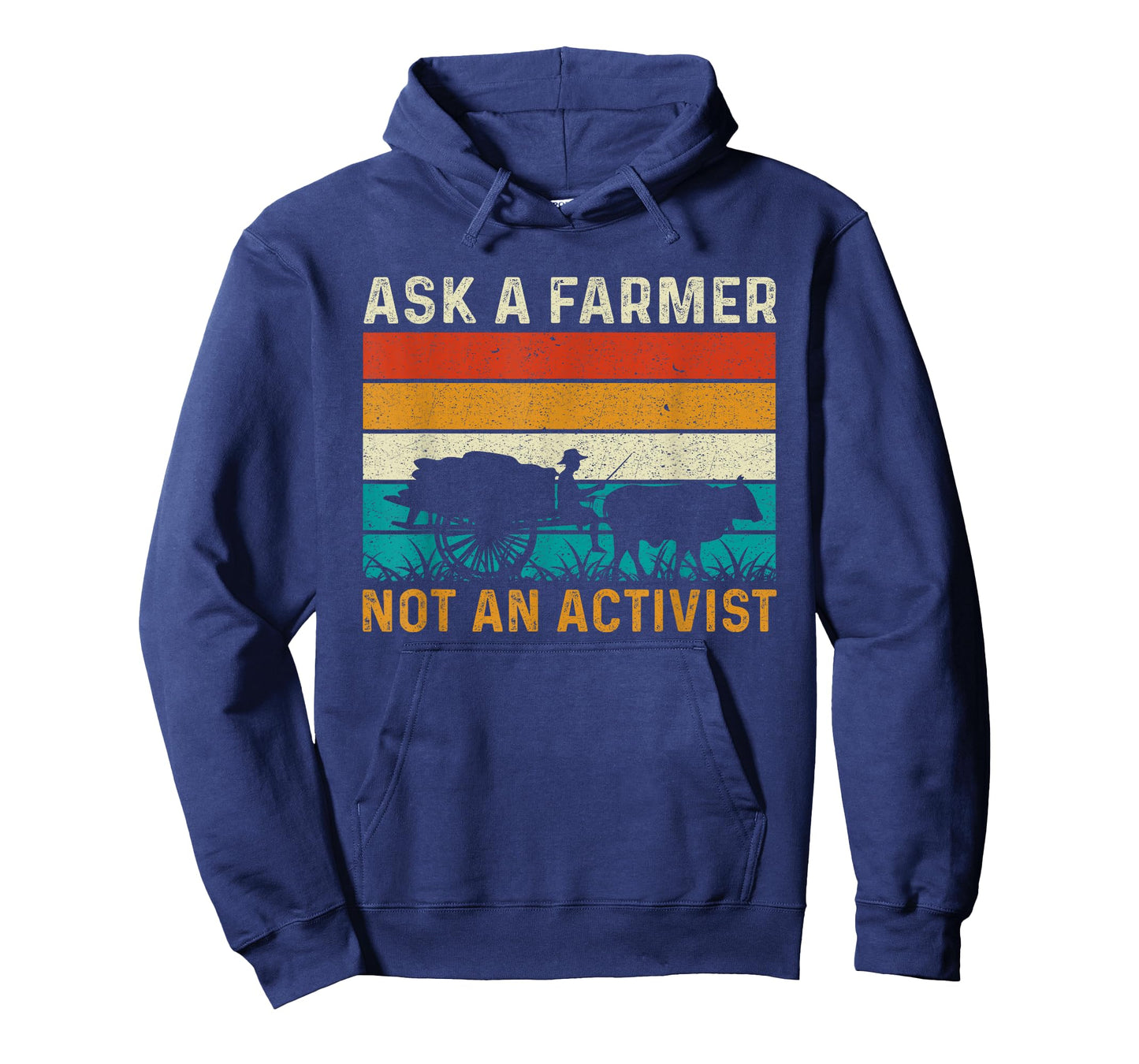Ask a Farmer Not an Activist Retro Vintage Farmer Farming T-Shirt