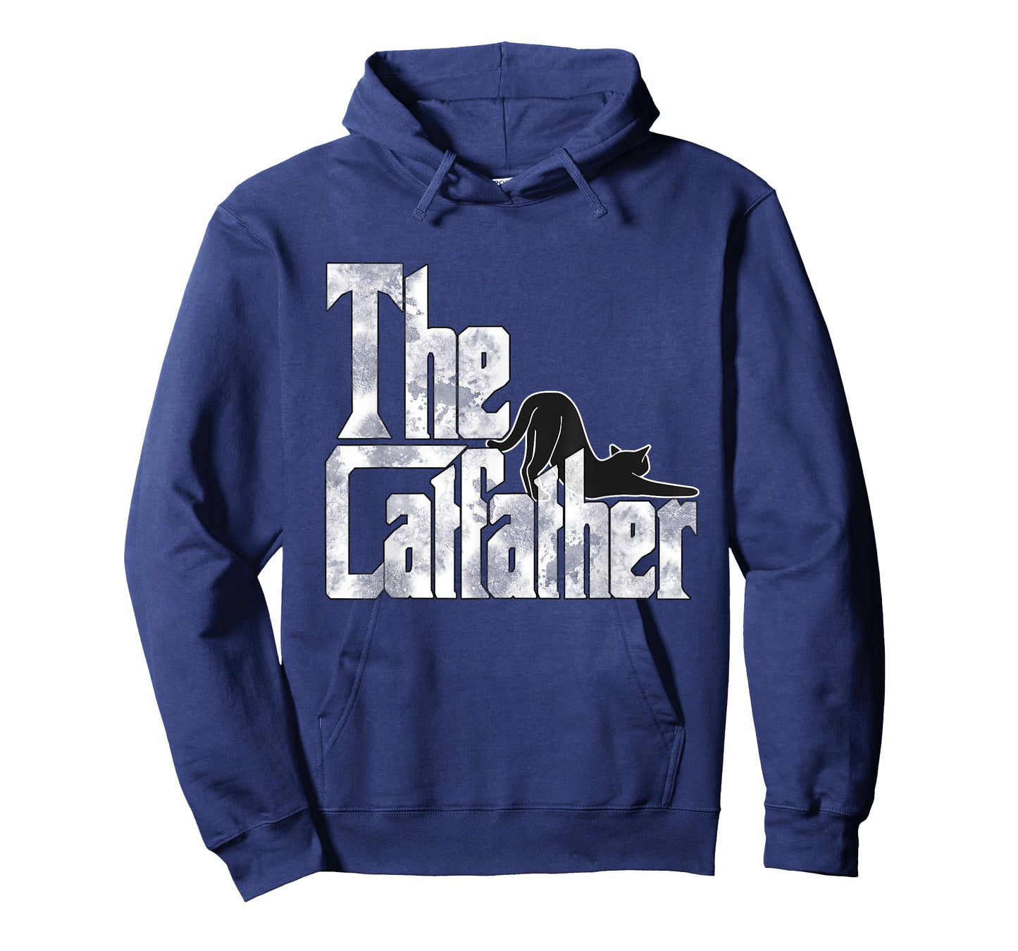 The Catfather Black Cat Father Mafia Whiskers Male Daddy T-Shirt