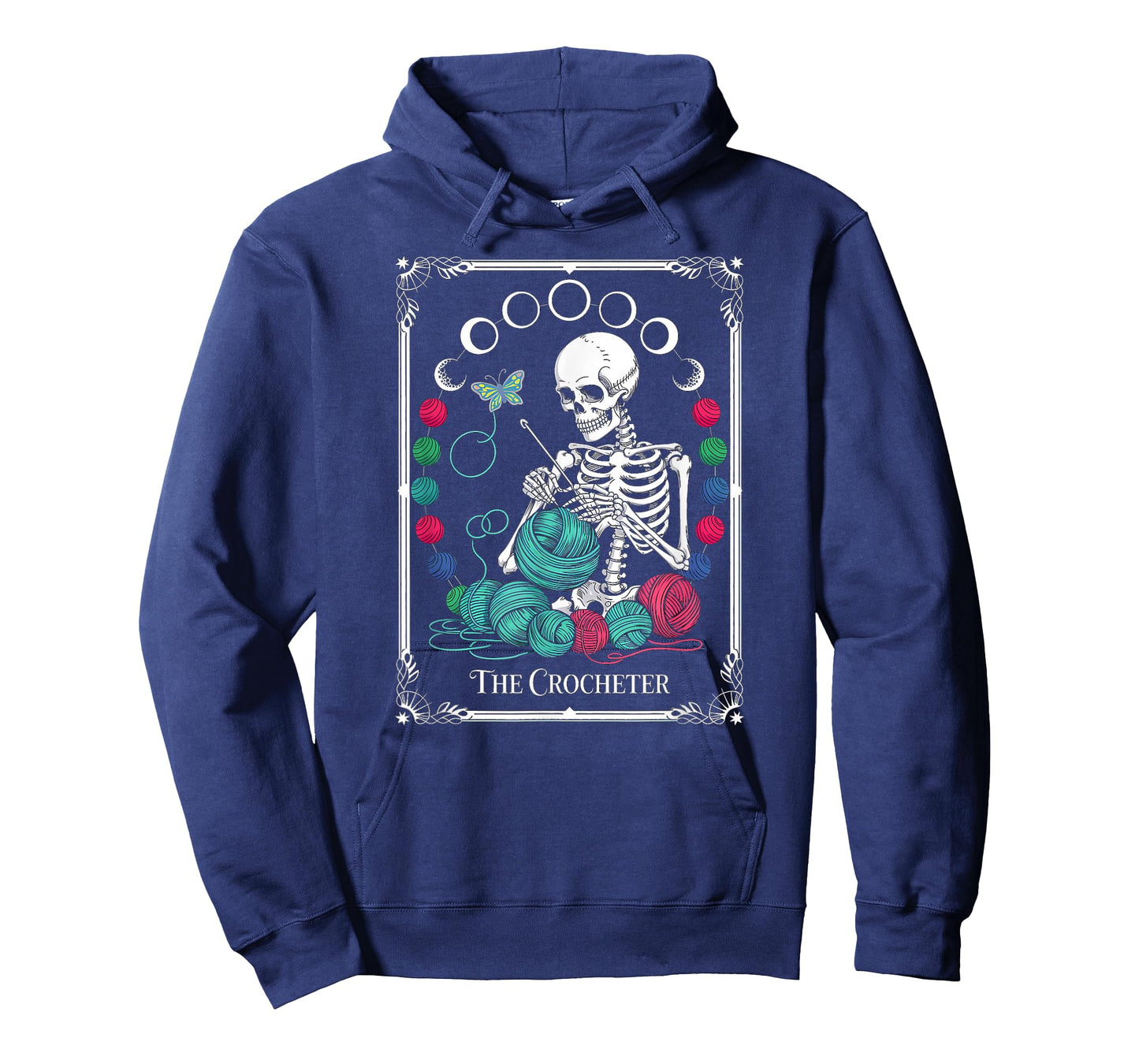 The Crocheter Tarot Card Funny Yarn Design T-Shirt