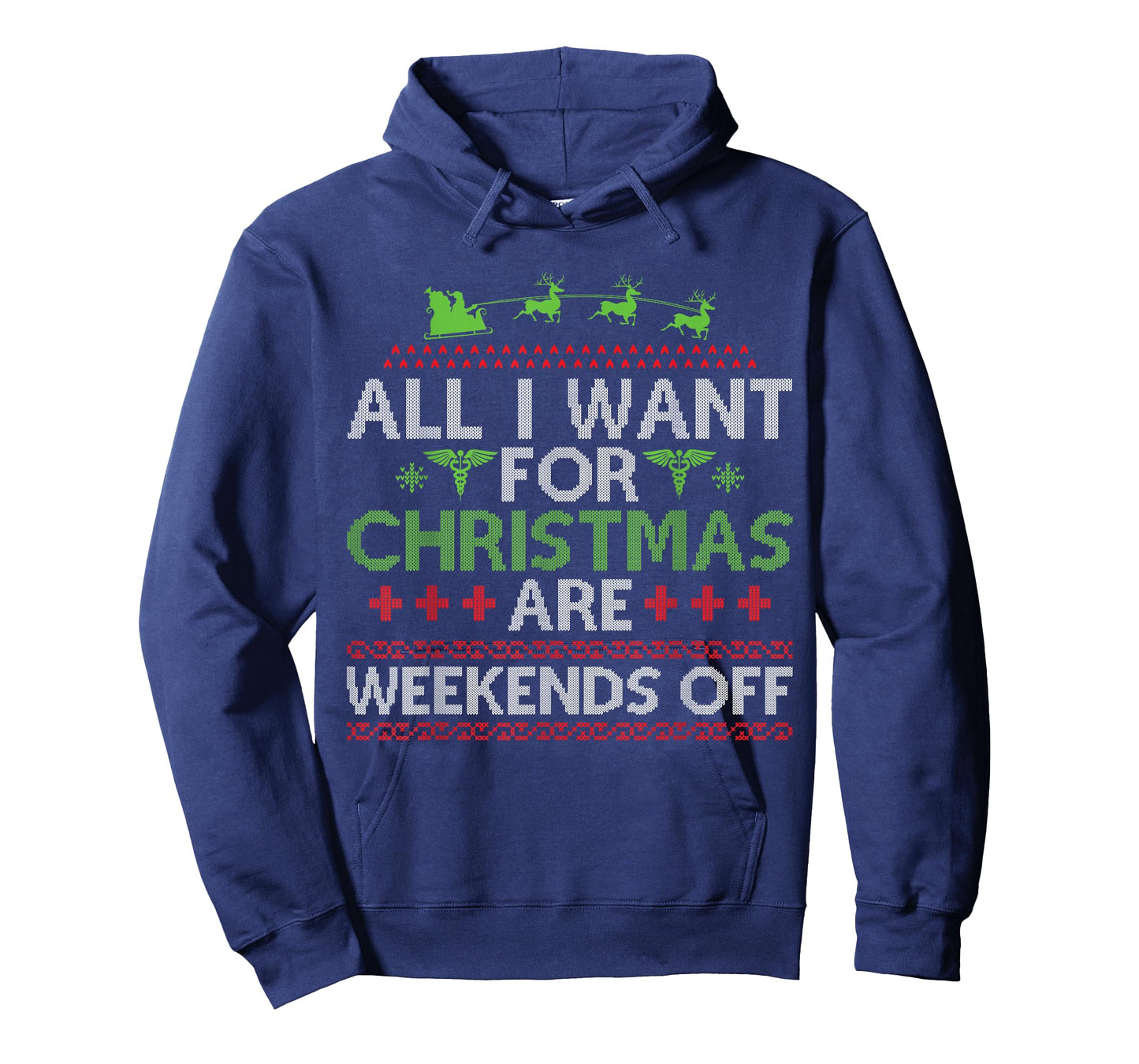 Christmas Santa Nurse Ugly Christmas Sweater T-Shirt