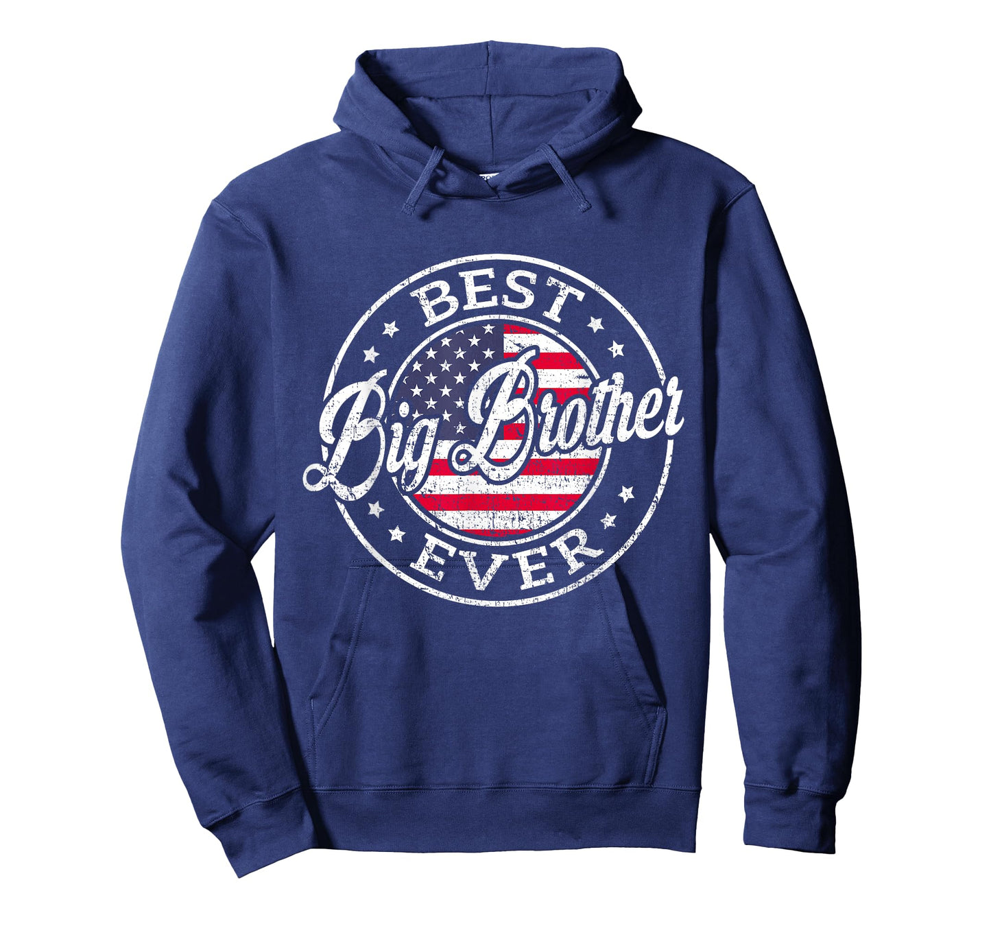 Best Big Brother Ever USA Flag Family Matching T-Shirt