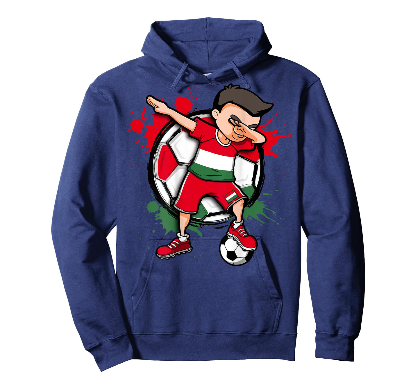 Dabbing Soccer Boy Hungary Football Fans Jersey Flag Sport T-Shirt