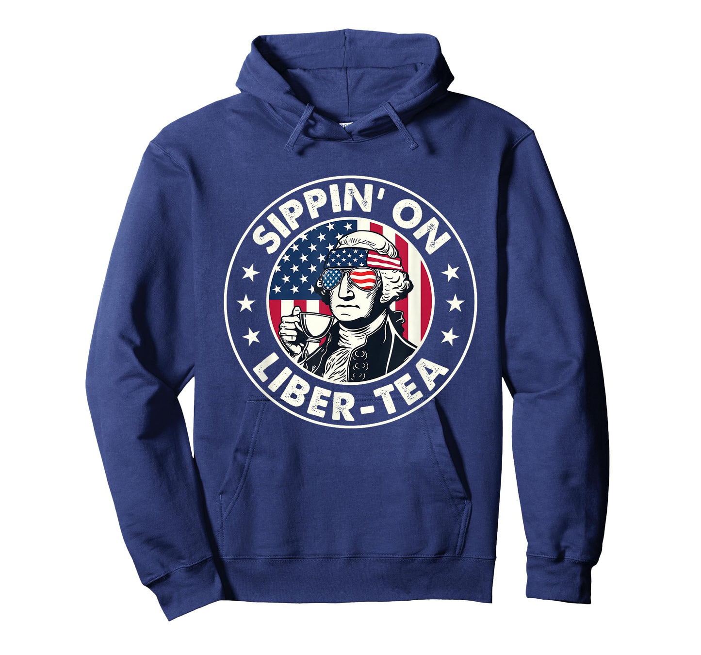 Sippin' On Liber-Tea - USA American Flag 4th Of July Fourth T-Shirt