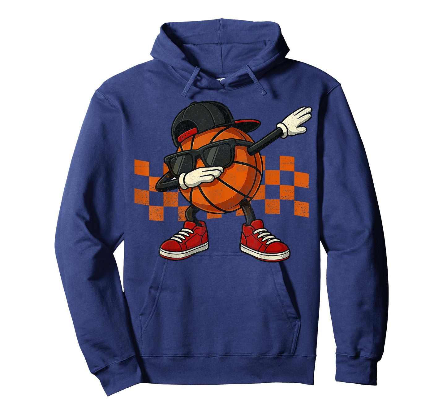 Dabbing Basketball Vintage Retro Ball Sunglasses T-Shirt