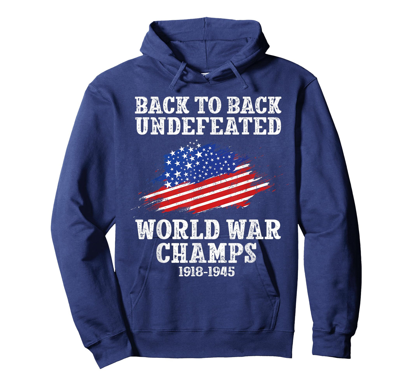 4th Of July Back To Back Undefeated World War Champs Grunge T-Shirt