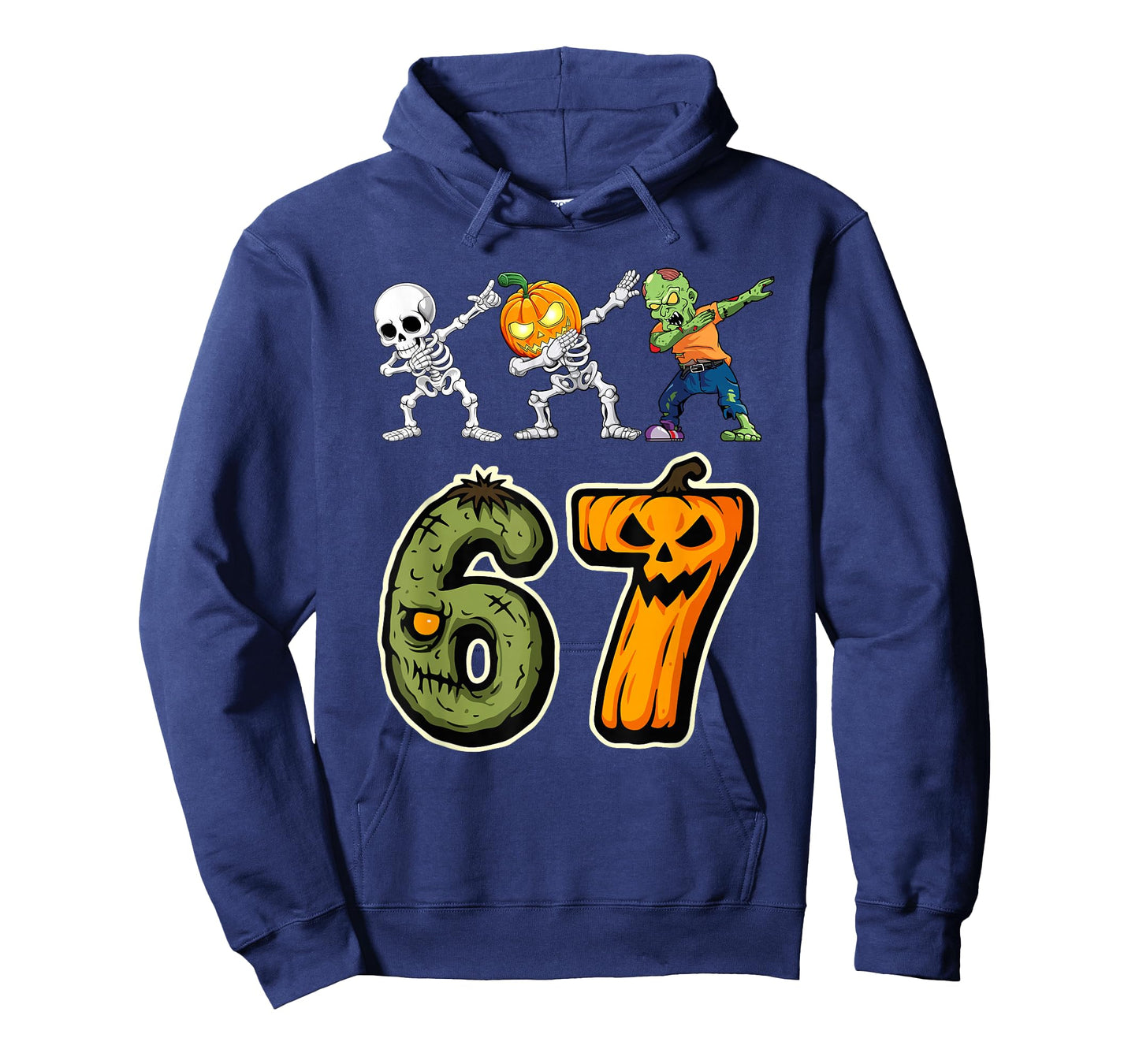 Dabbing Halloween Boys Six Seven 67 Meme Funny Kids Costume T-Shirt