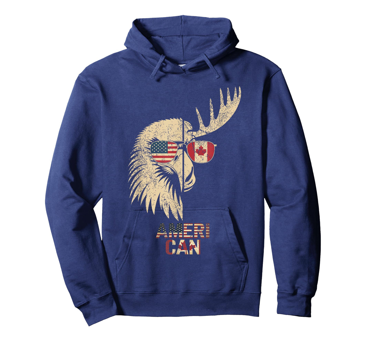 Ameri Can USEH Canadian American USA Flag Canada 4th of July T-Shirt
