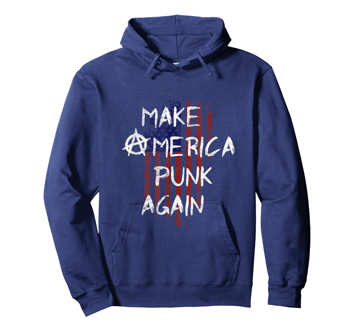 Punk Rocker 80s Design with Make America Punk Again Flag T-Shirt