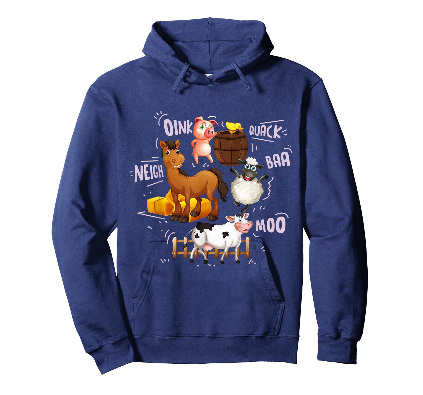 Cute Farm Animals With Sounds T-Shirt
