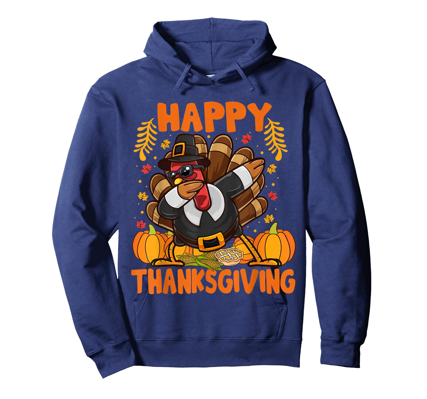 Happy Thanksgiving Dabbing Turkey Day Men Women Kids T-Shirt