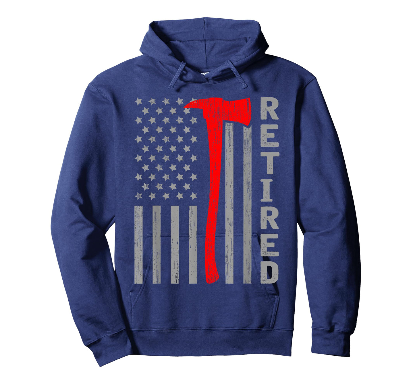 Funny Retired Firefighter USA Flag Fireman Retirement Outfit T-Shirt