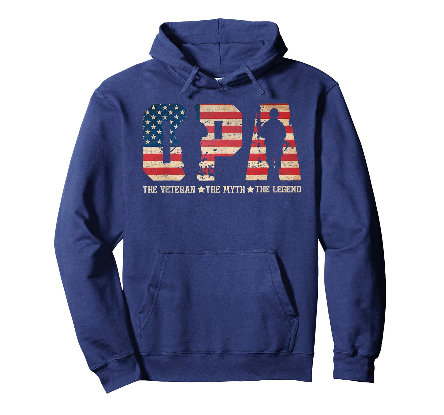 Opa The Veteran The Myth The Legend For Dad Fathers T-Shirt
